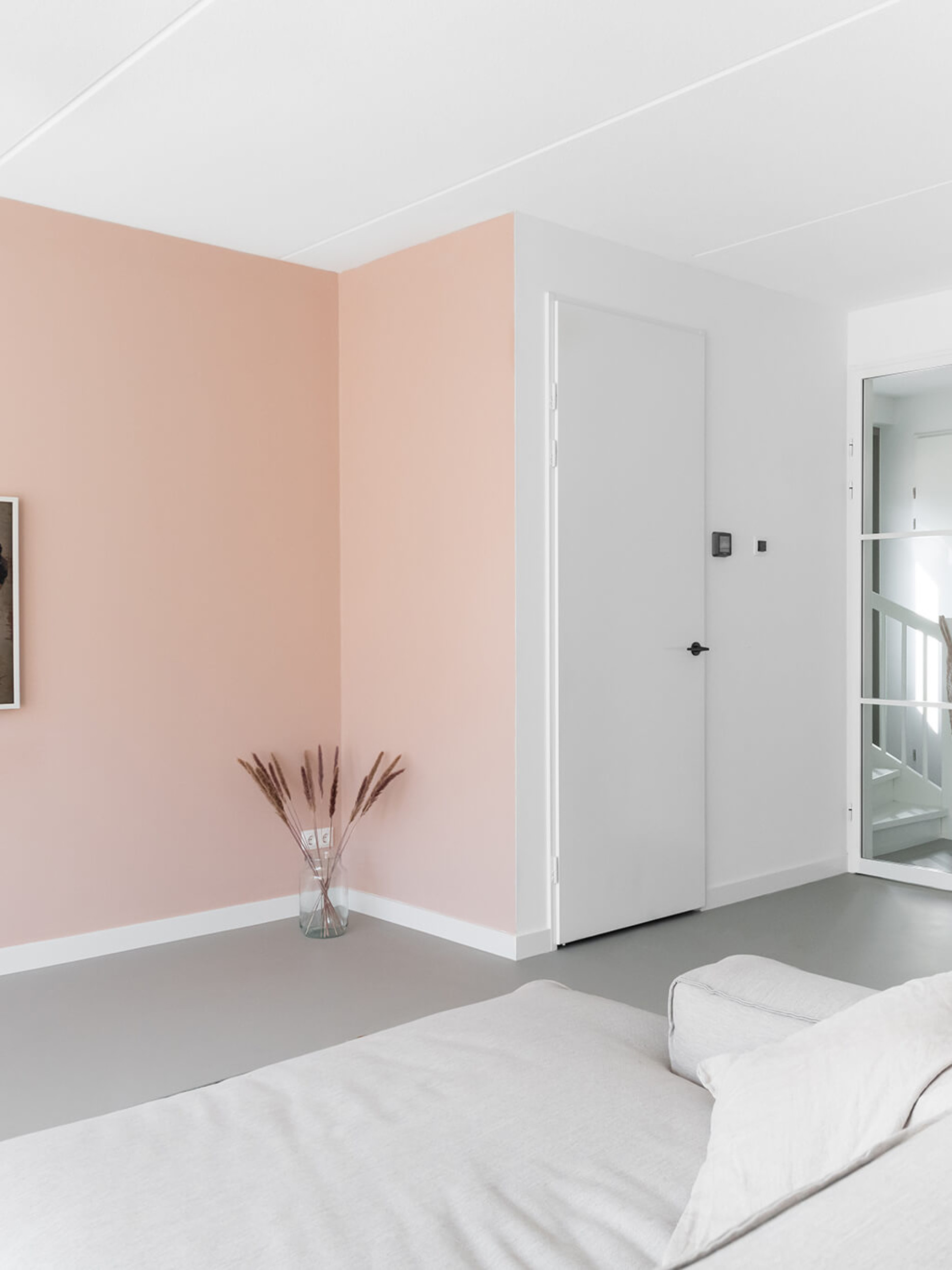 witte stalen deur gewoongers glazen deur