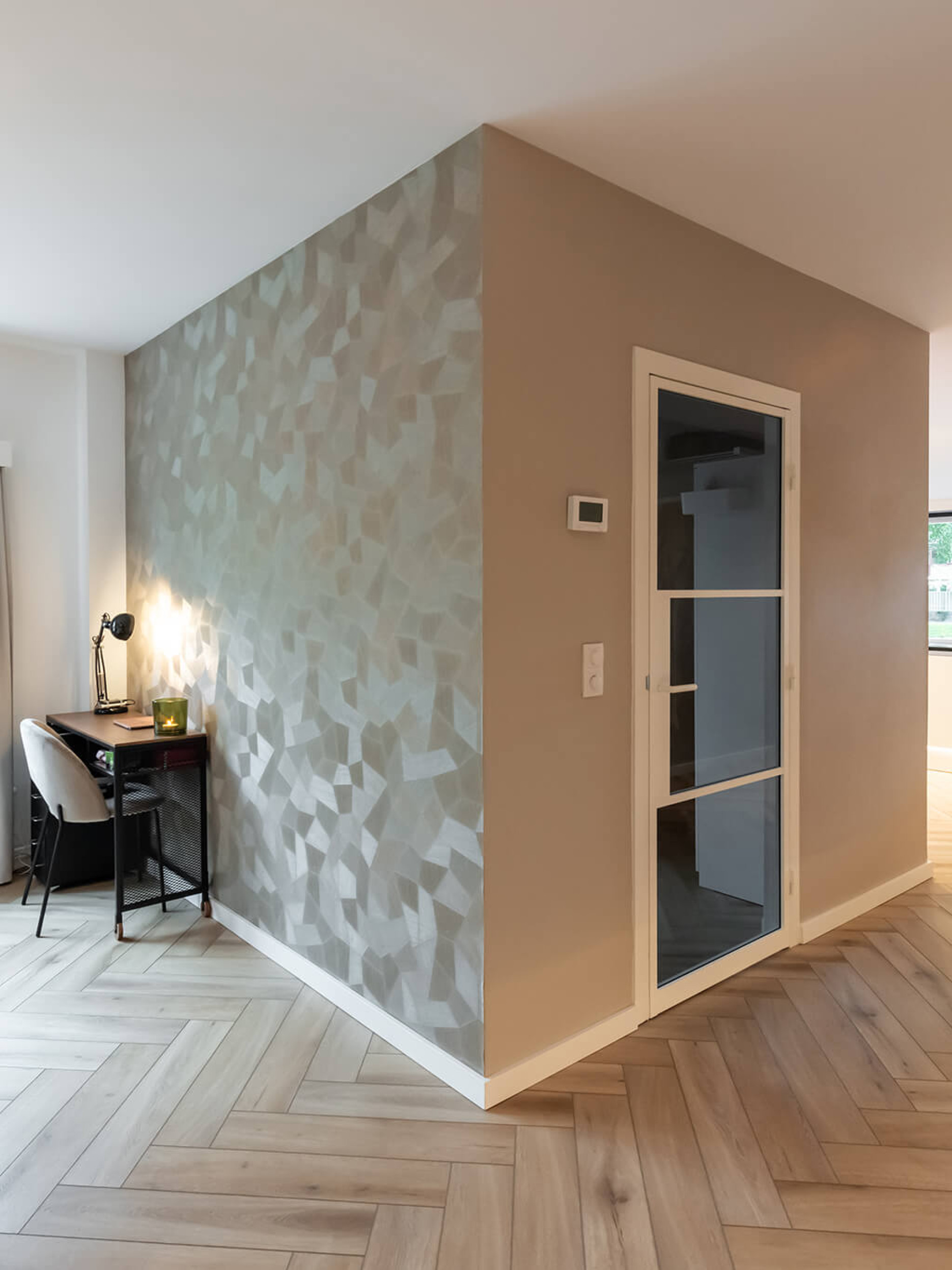 witte deur rookglas gewoongers