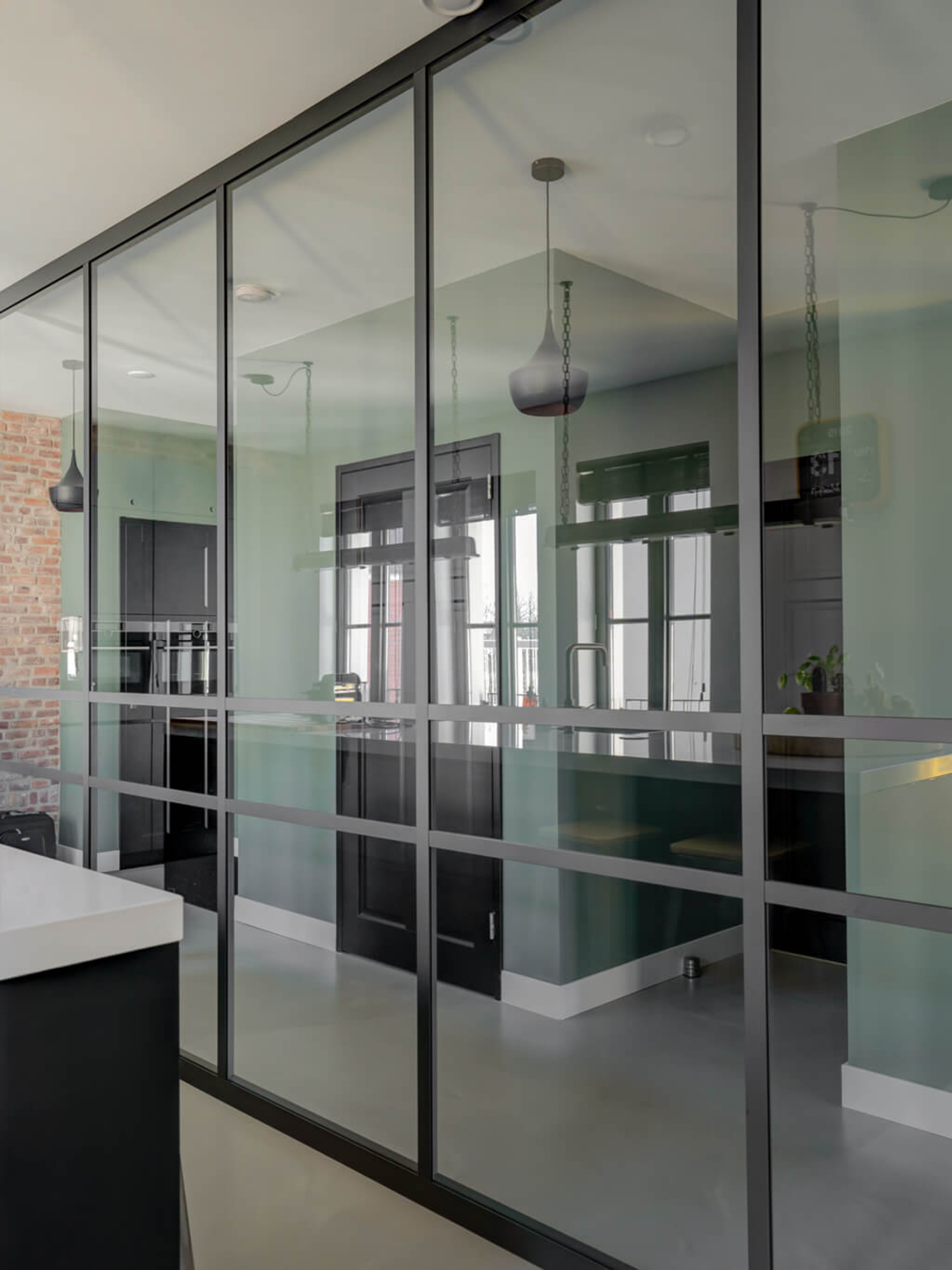 roomdivider keuken stalen wand GewoonGers