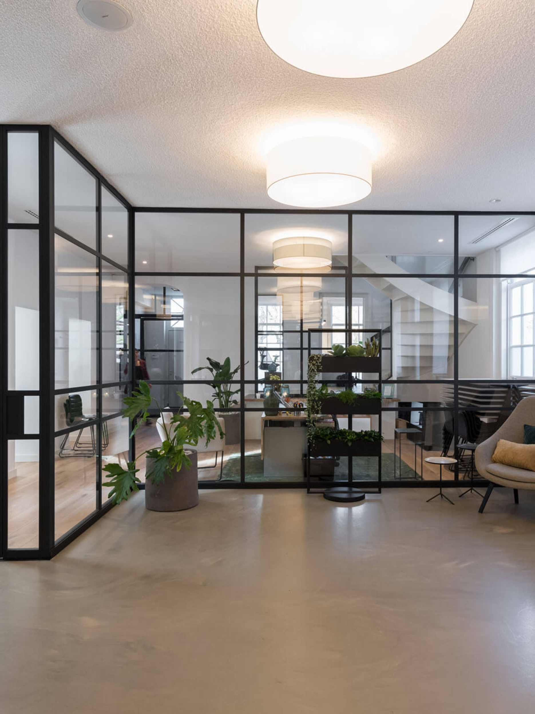 glaswanden voor kantoor Gewoon Gers