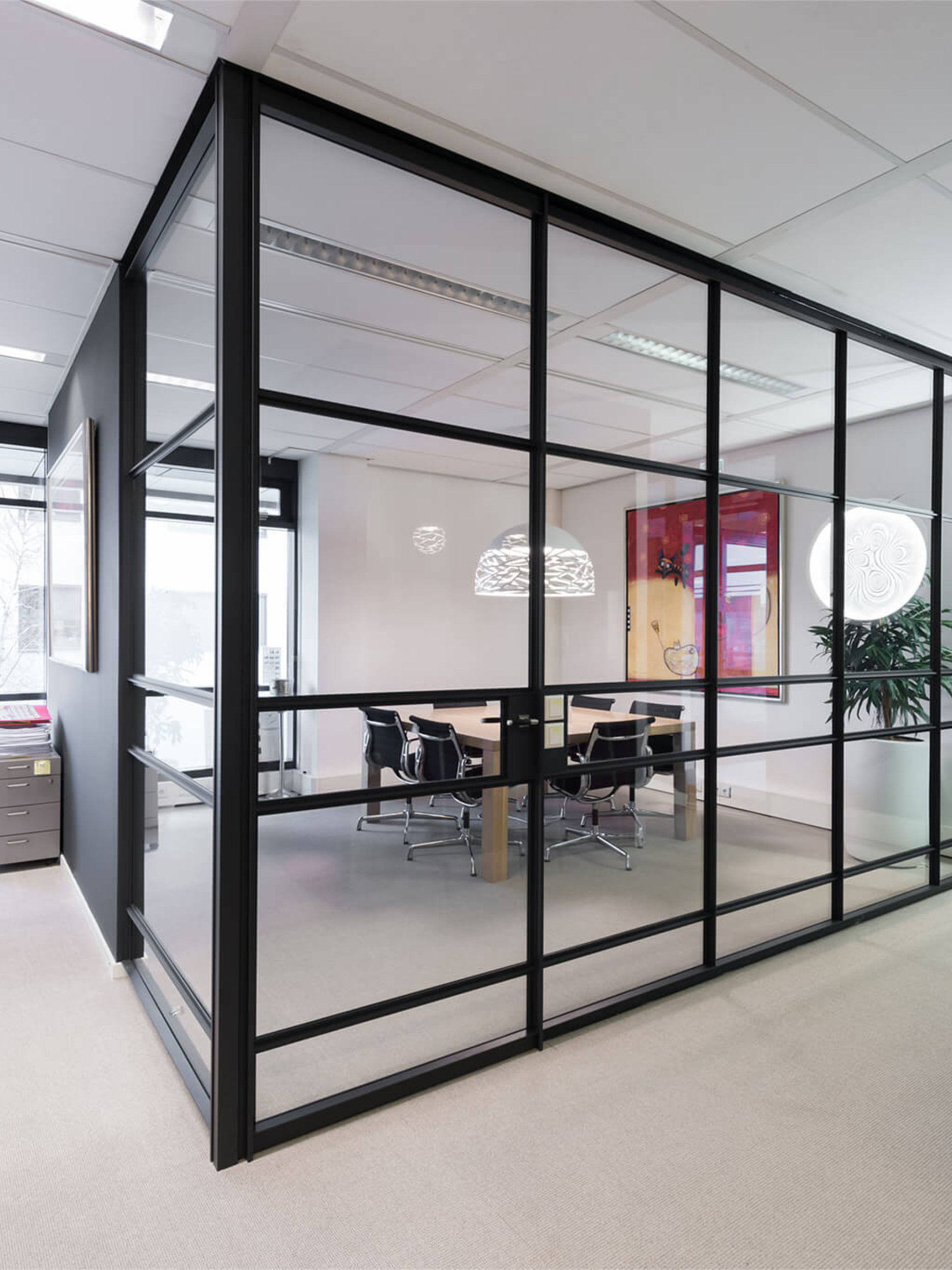 glaswand vergaderruimte GewoonGers