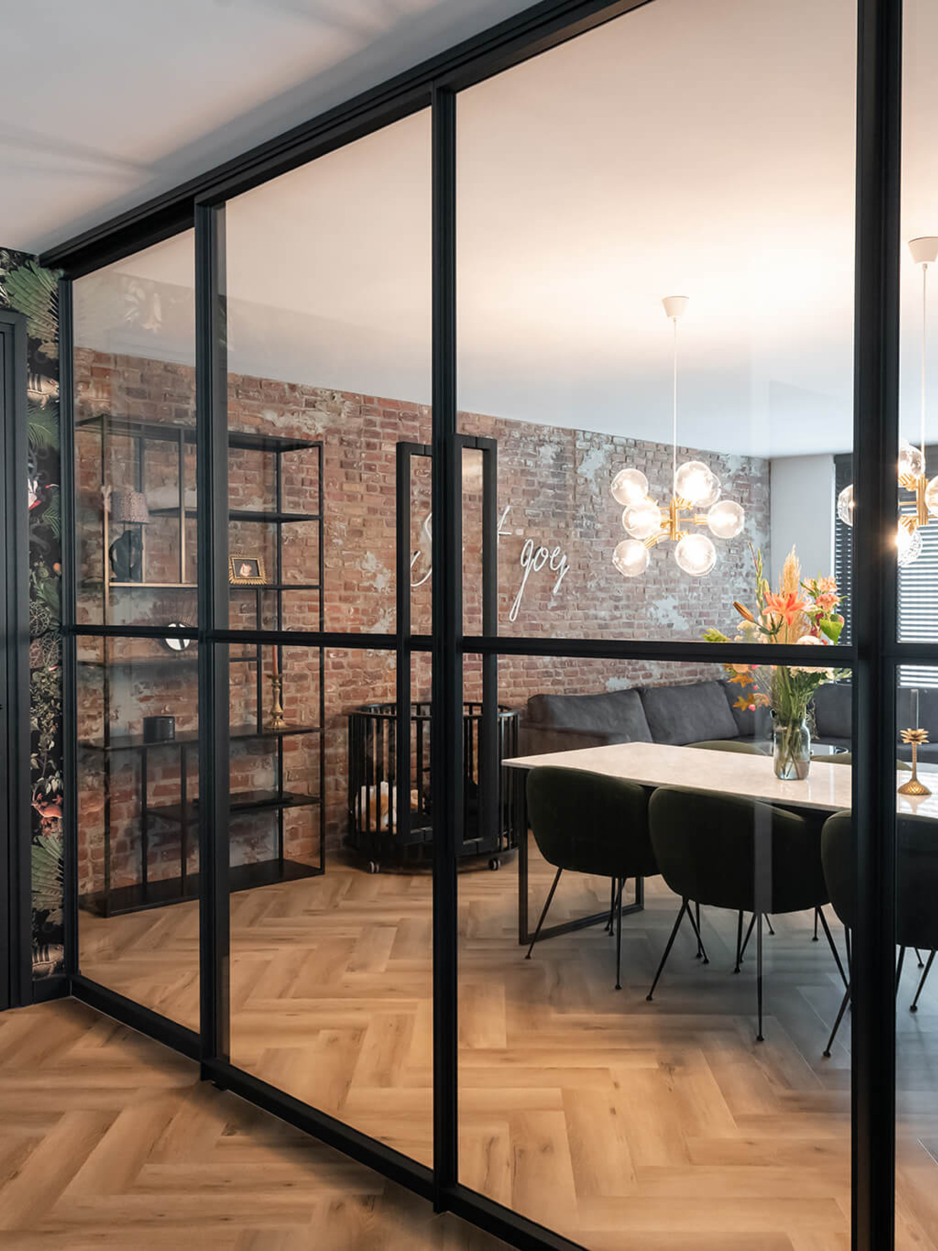 roomdivider stalen schuifdeuren gewoongers