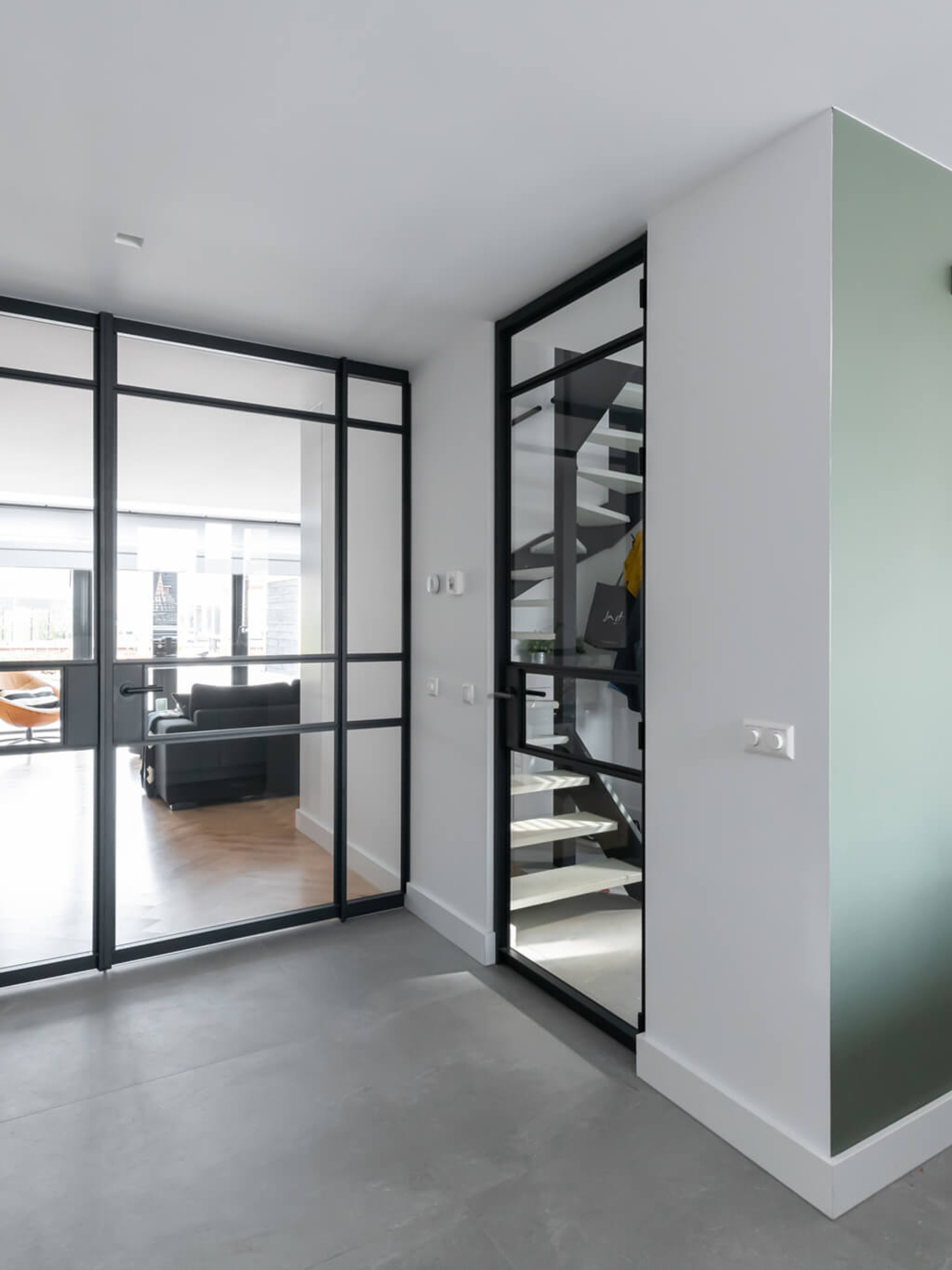 openslaande deur zwart met glas Gewoon Gers