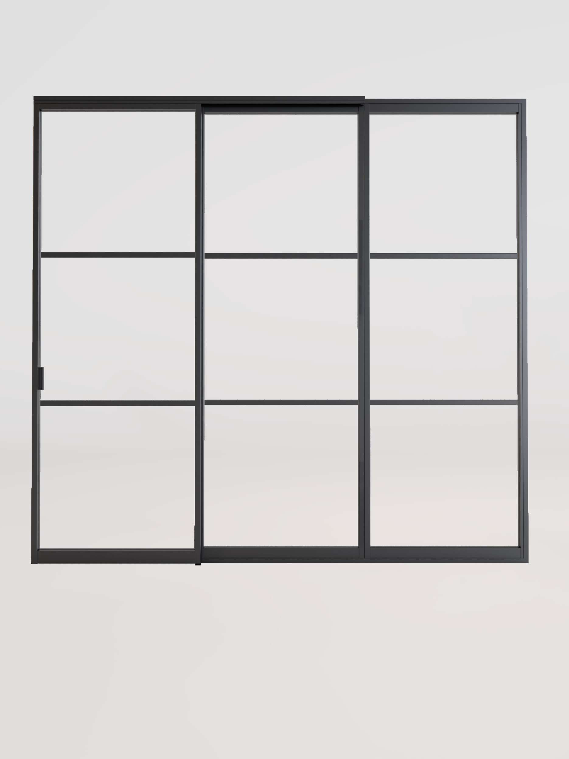 Stalen schuifdeur met wanden GewoonGers