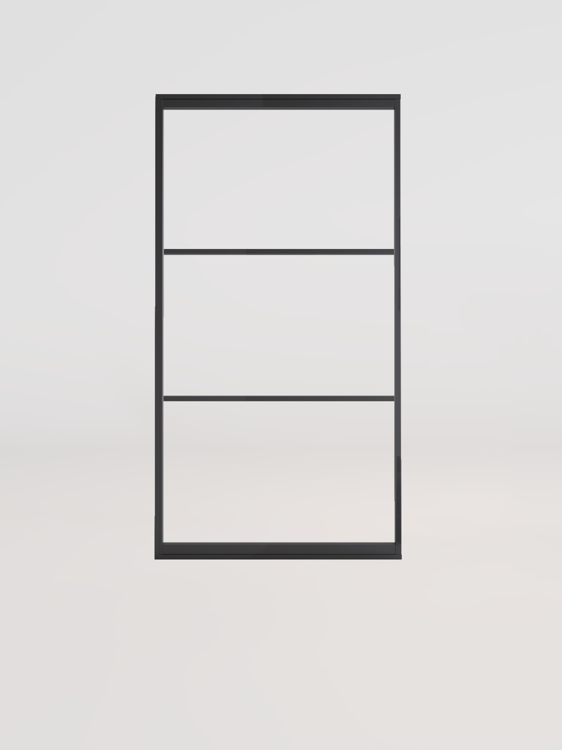 Extra breed wandpaneel glaswand stalen wand gewoon gers