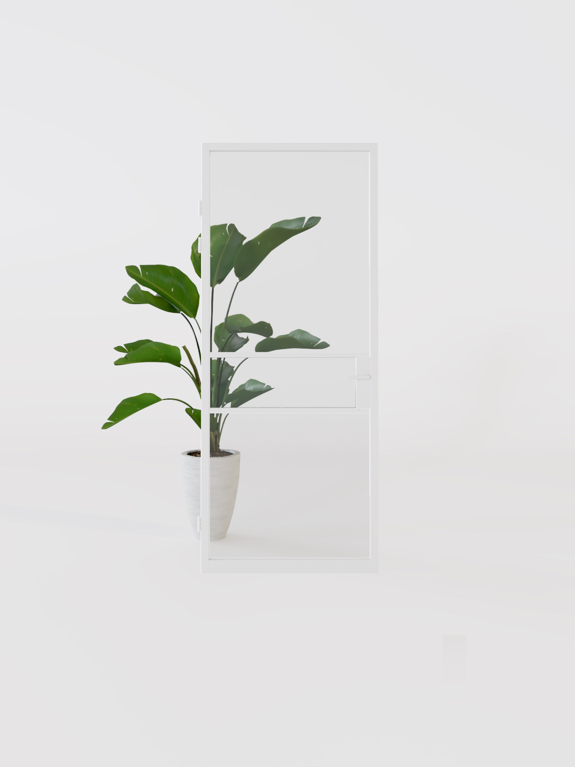 witte stalen deur sample sale glazen binnendeur met korting GewoonGers