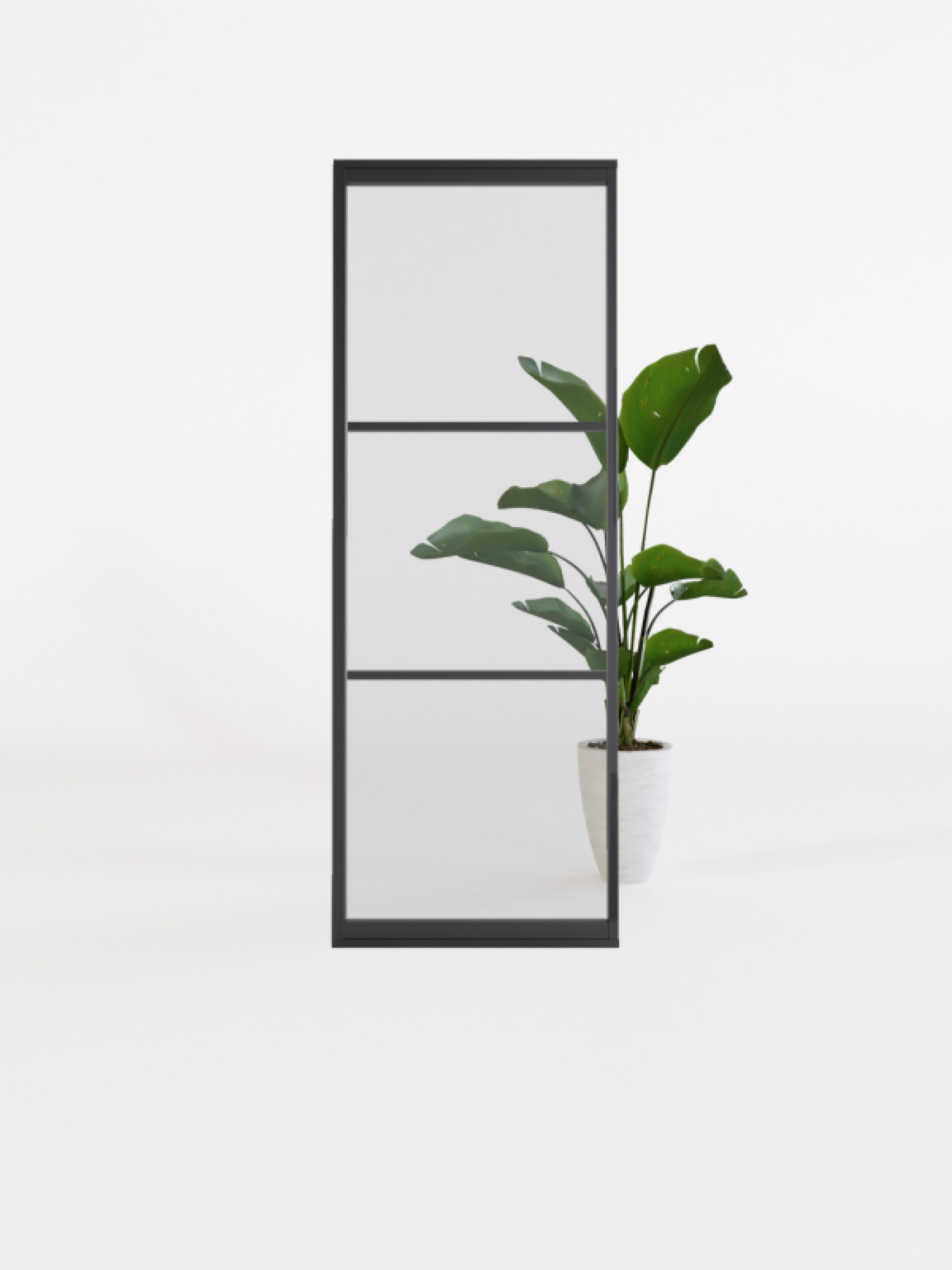 GewoonGers zwarte glazen wand met korting sample sale