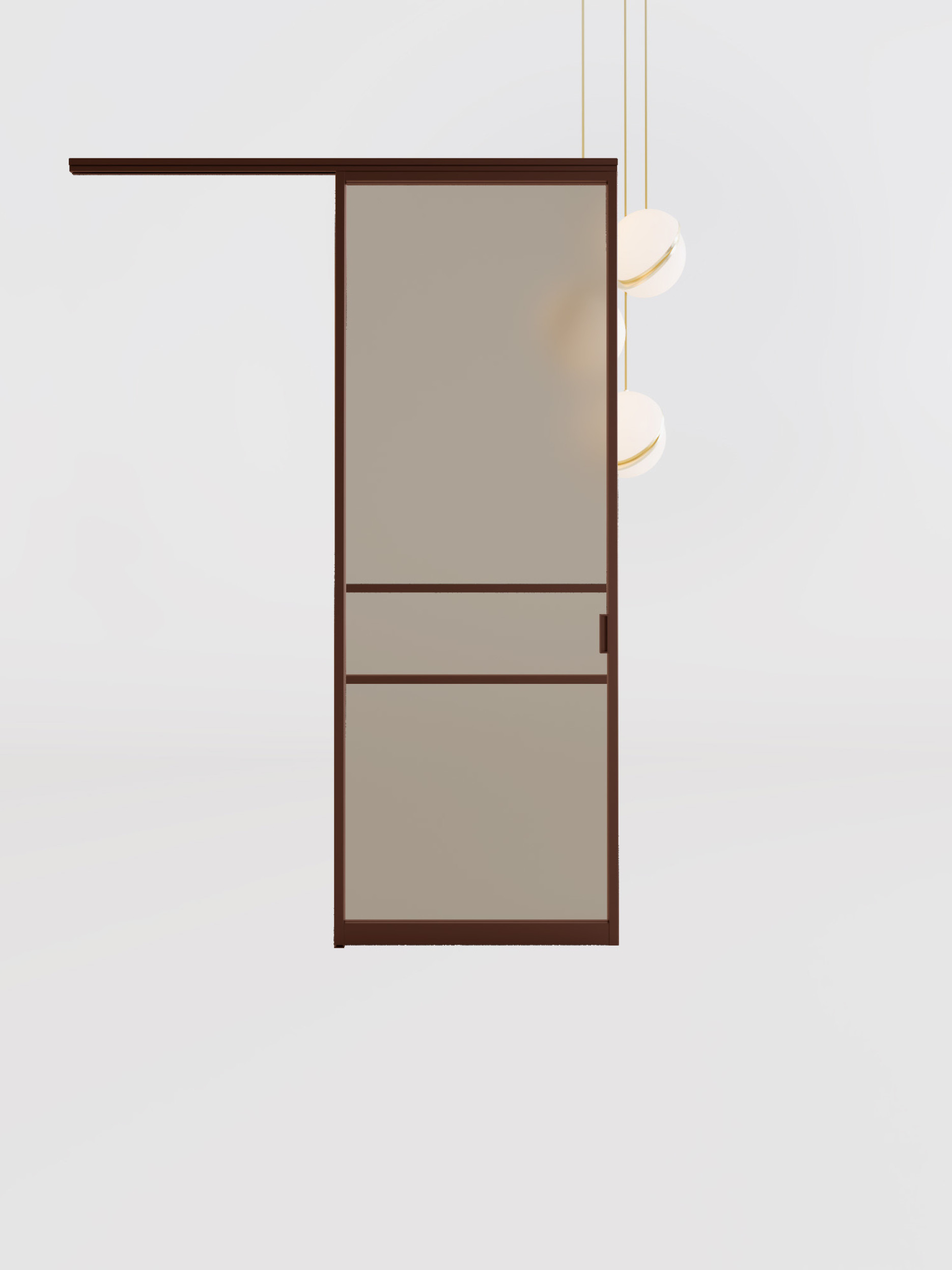 GewoonGers sample sale schuifdeur met glas korting brons matglas