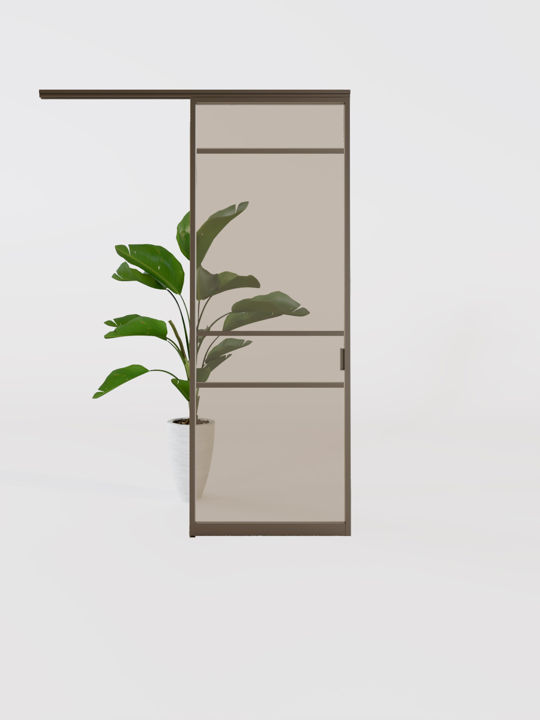 GewoonGers sample sale schuifdeur met brons rookglas korting