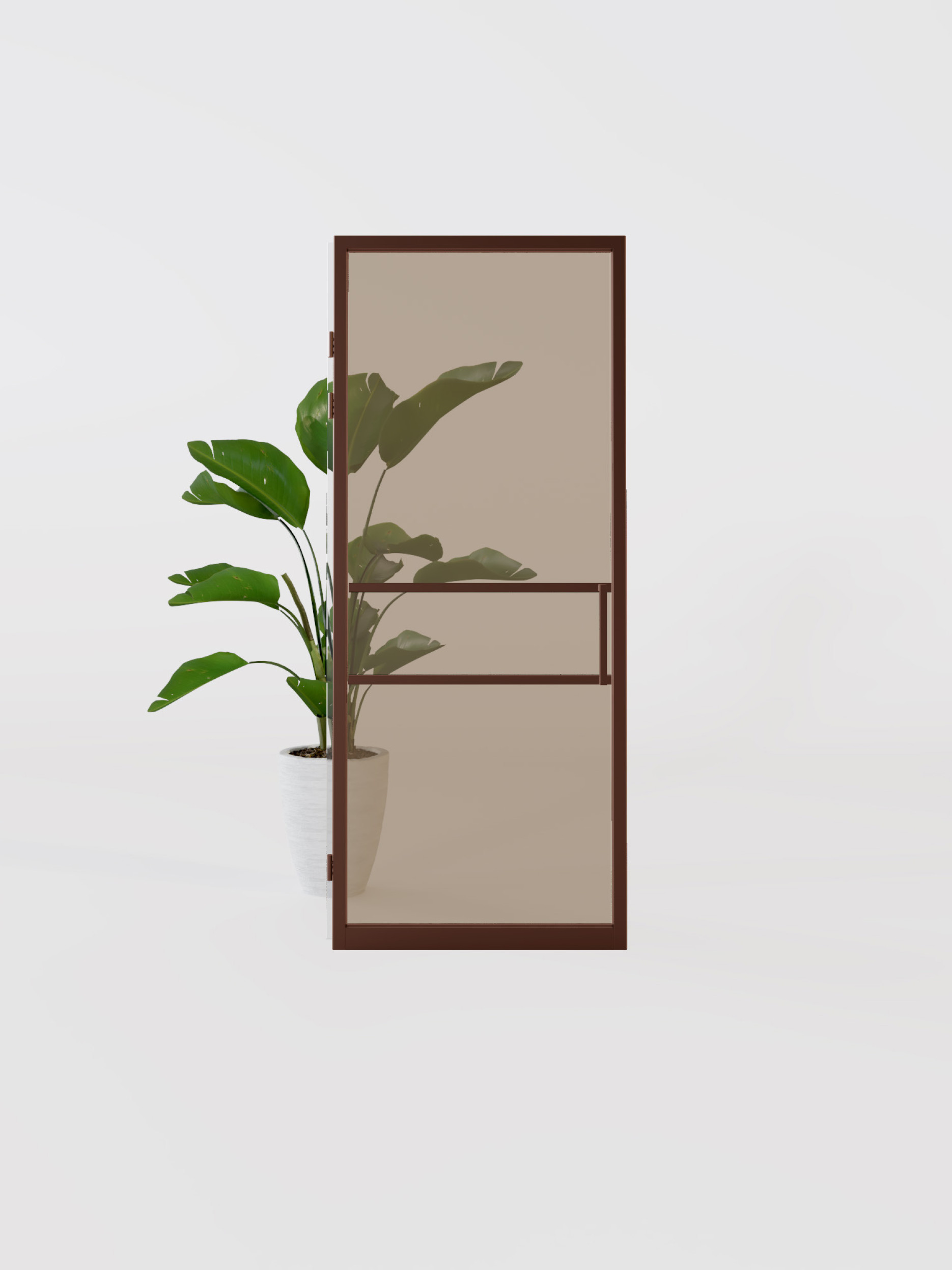 GewoonGers sample sale binnendeur met glas korting gekleurde stalen deur rookglas