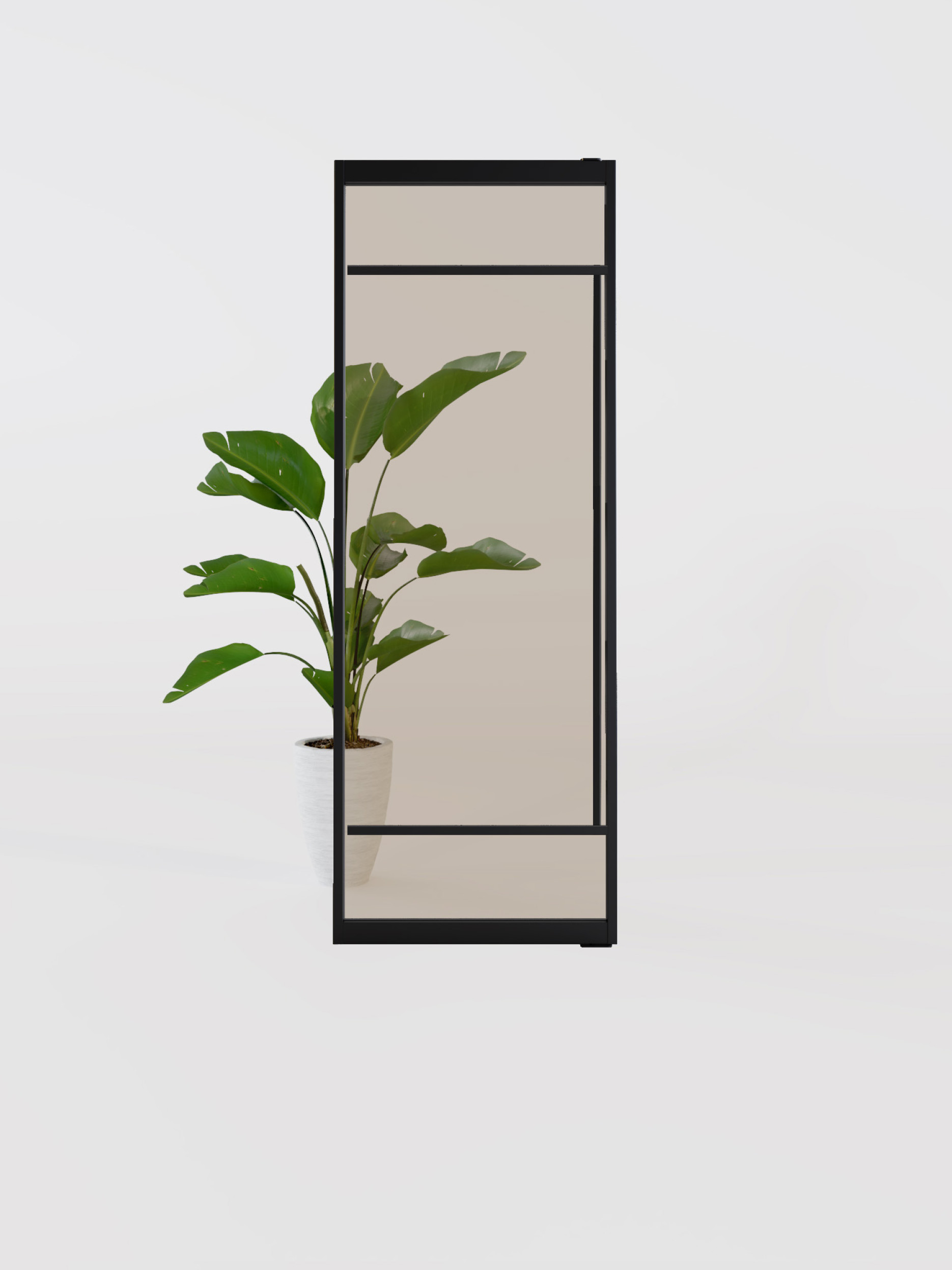 GewoonGers sample sale taatsdeur met rookglas korting glas deur