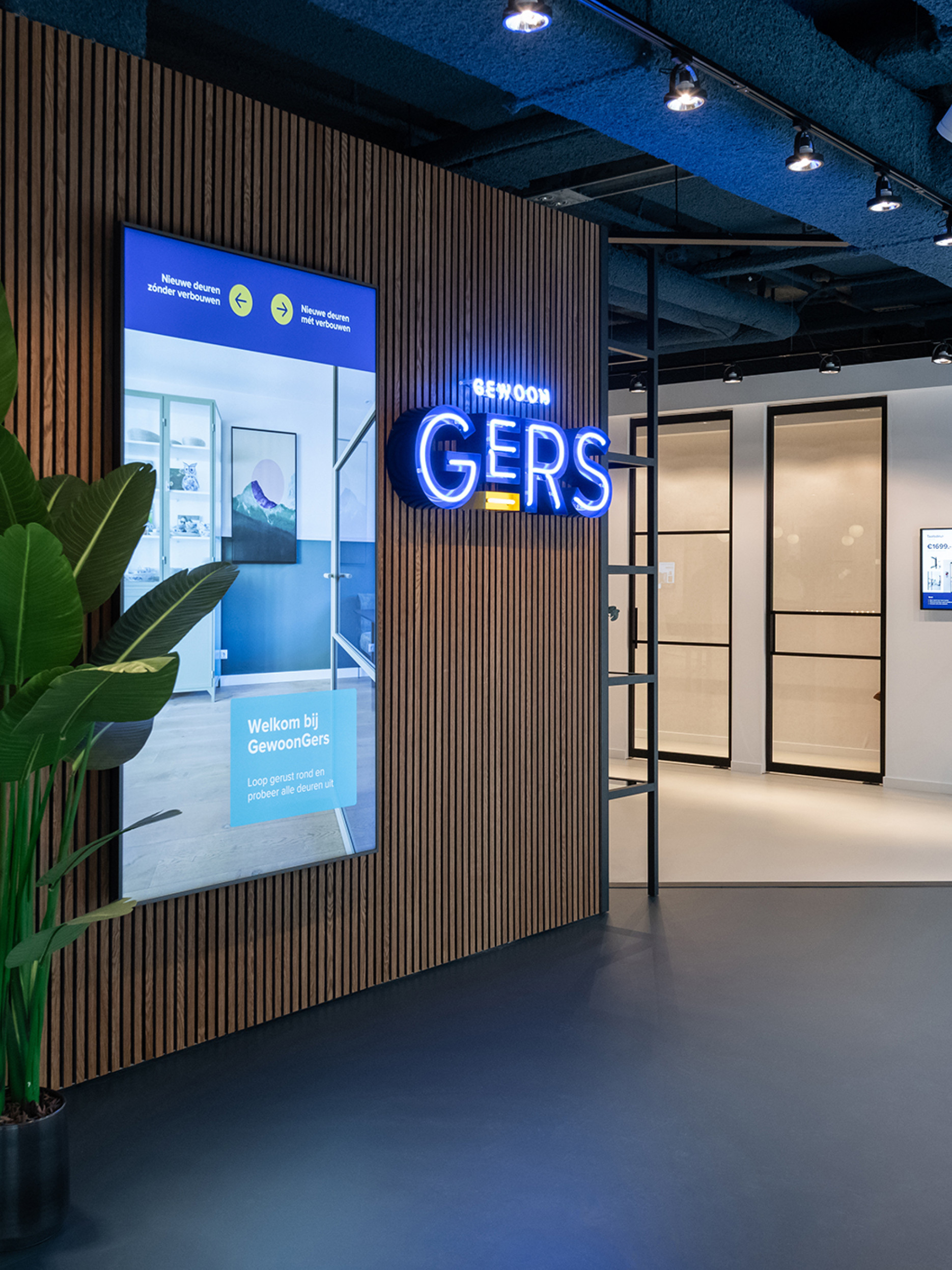 GewoonGers showroom gers deuren en wanden Woonmall Villa ArenA Amsterdam