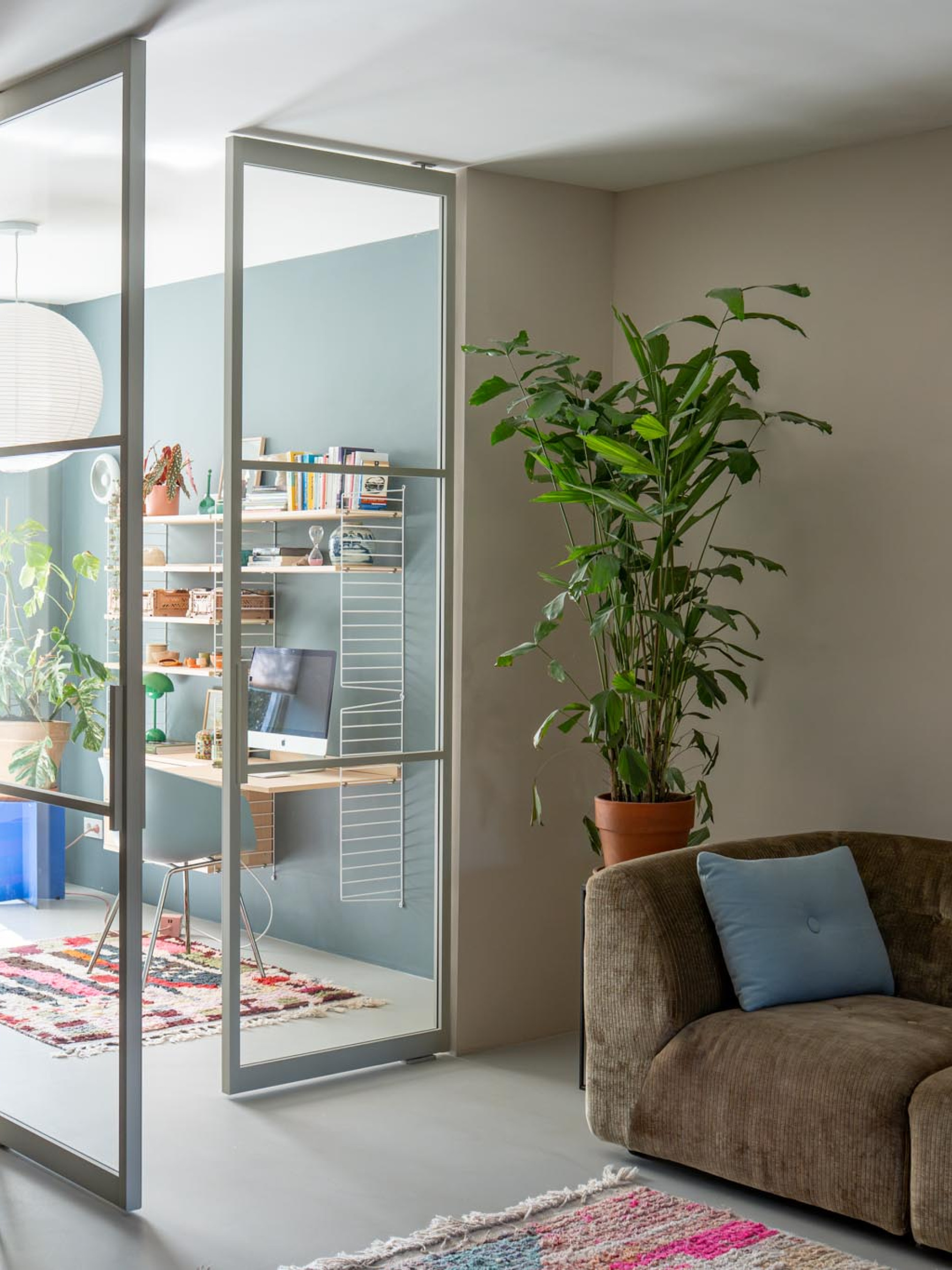 Dubbele taatsdeur van GewoonGers als roomdivider in je interieur