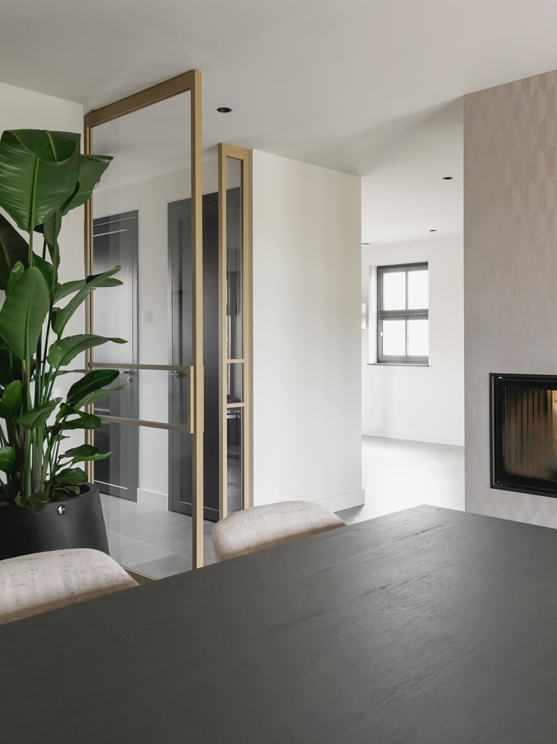 gouden taatsdeur met glas GewoonGers