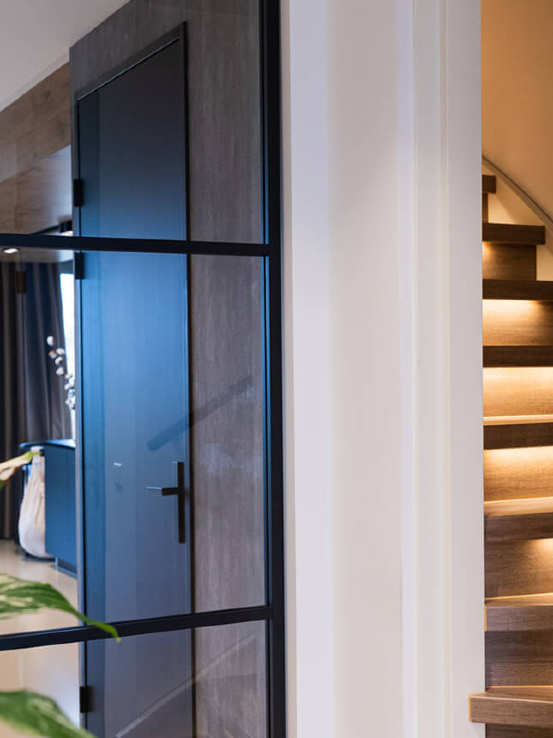 interieur inspiratie zwarte taatsdeur met glas gewoon gers