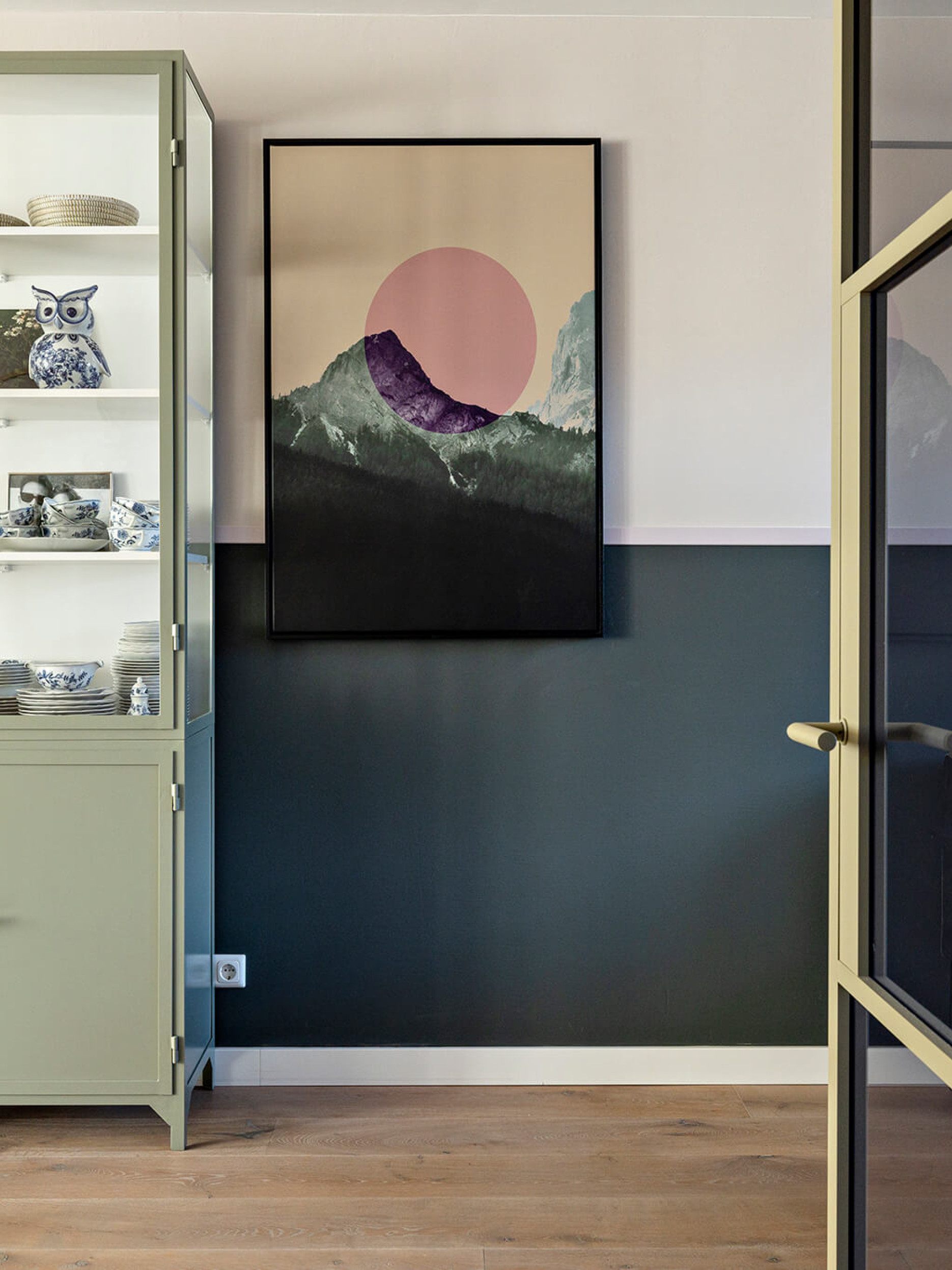 groene stalen deur rookglas vtwonen