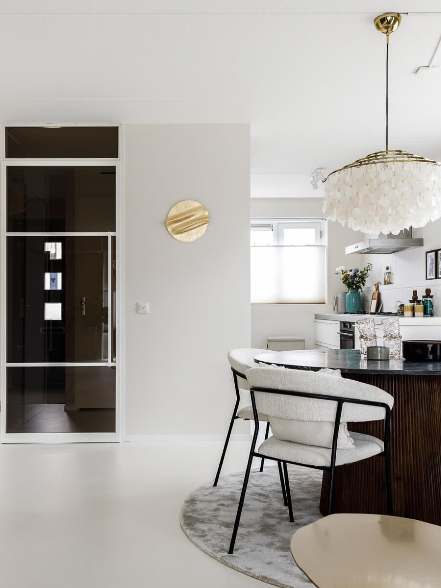 witte stalen deur rookglas vtwonen