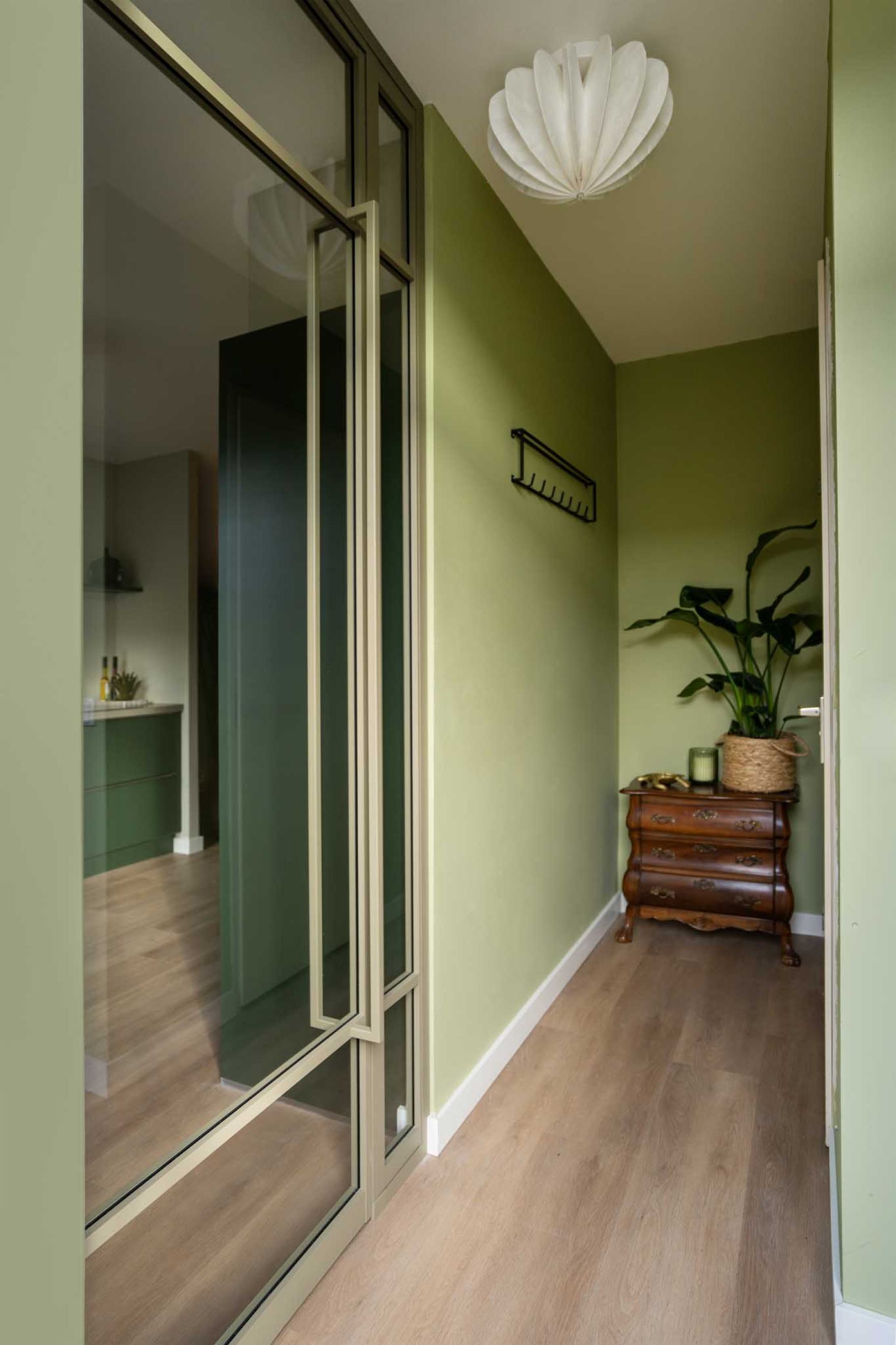 groene stalen deur gewoon gers olijfgroen interieur Kopen Zonder Kijken