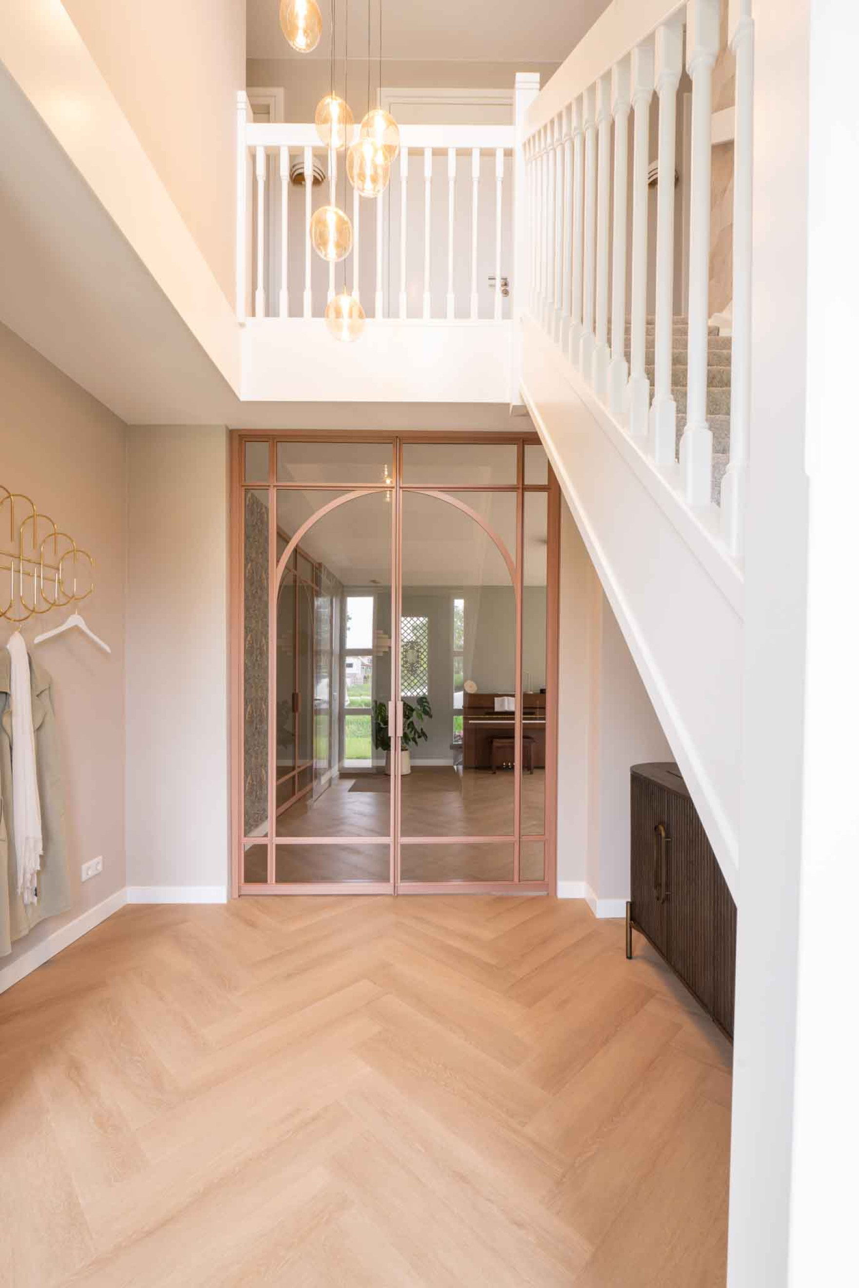 Gewoon Gers dubbele taatsdeur met rond design stalen deuren