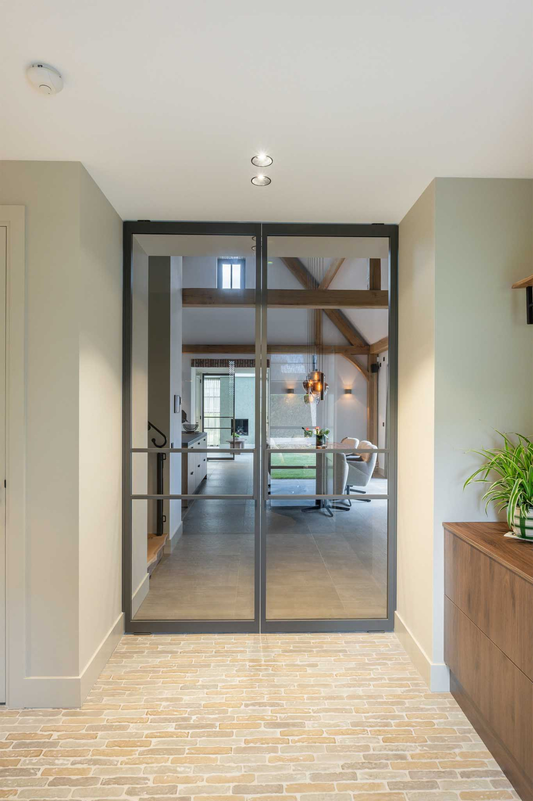 gers deuren dubbele taatsdeur met rookglas binnendeur van GewoonGers