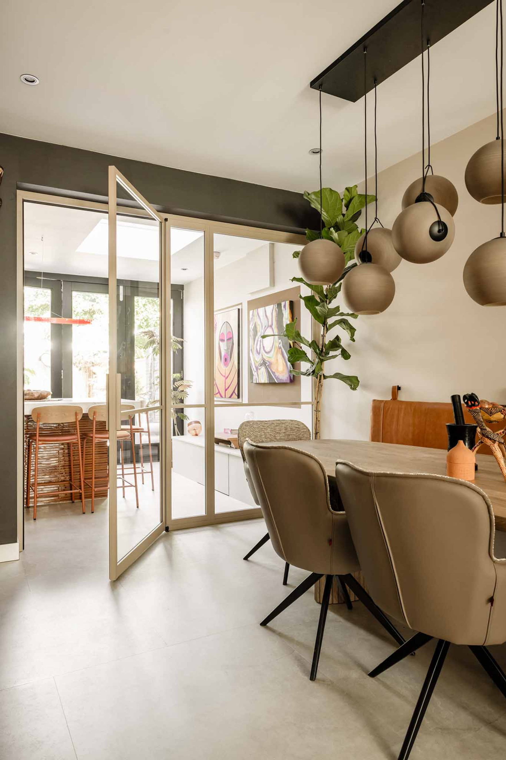 Gewoon Gers scharnierdeur op maat gezien bij vtwonen