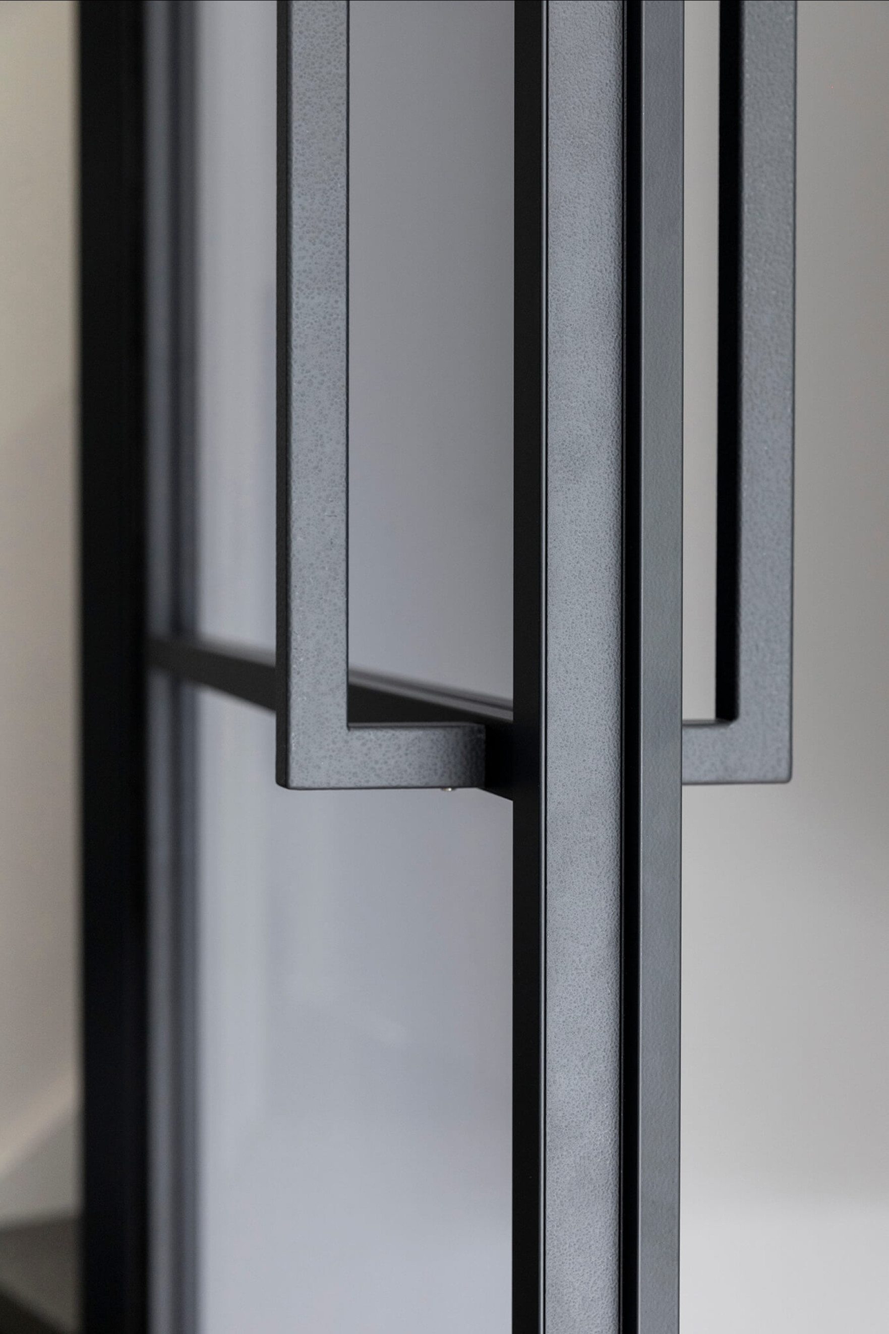 detail handgreep gers deur