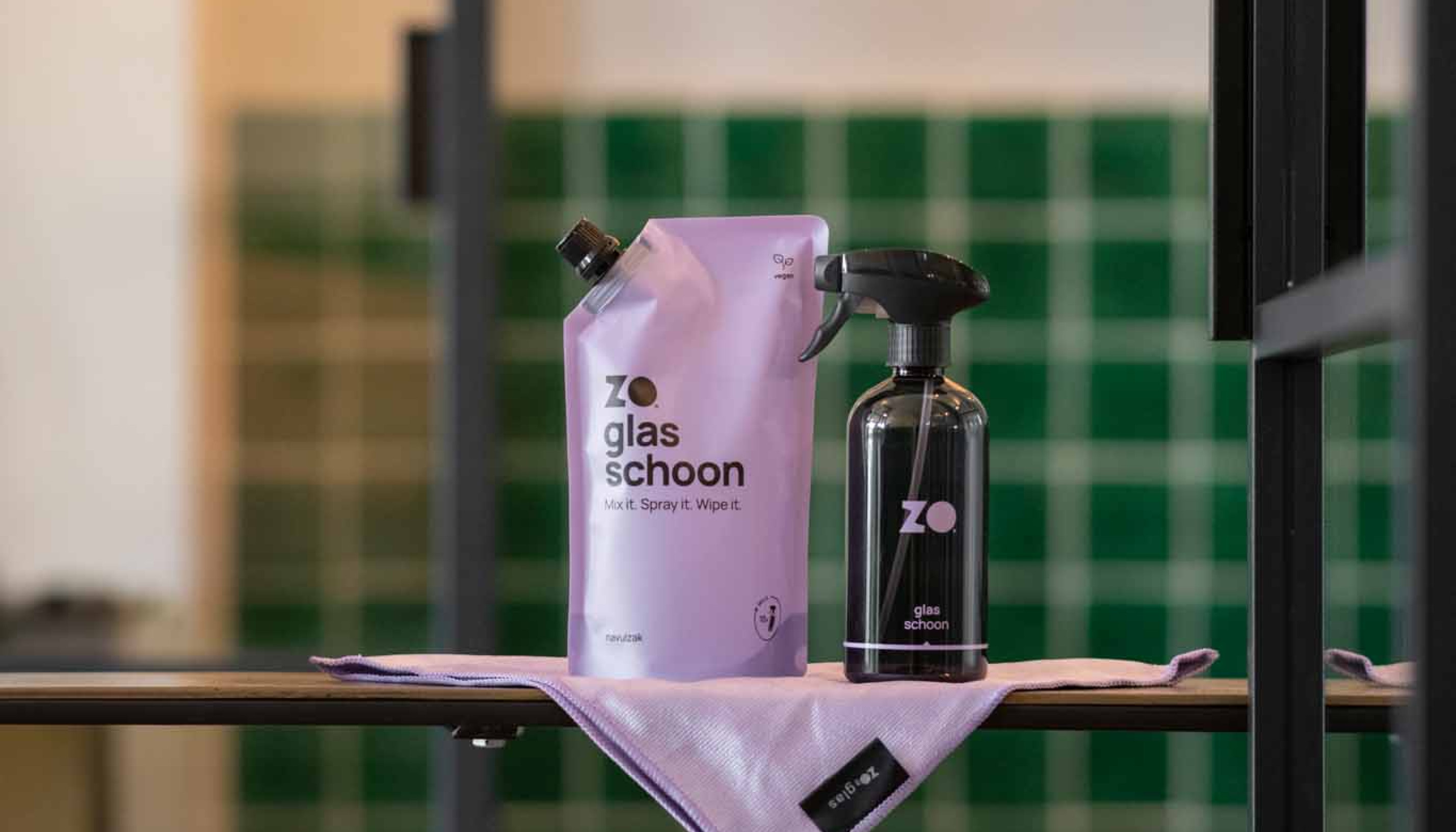 GewoonGers en zo schoon glasreiniger glazen deur schoonmaken