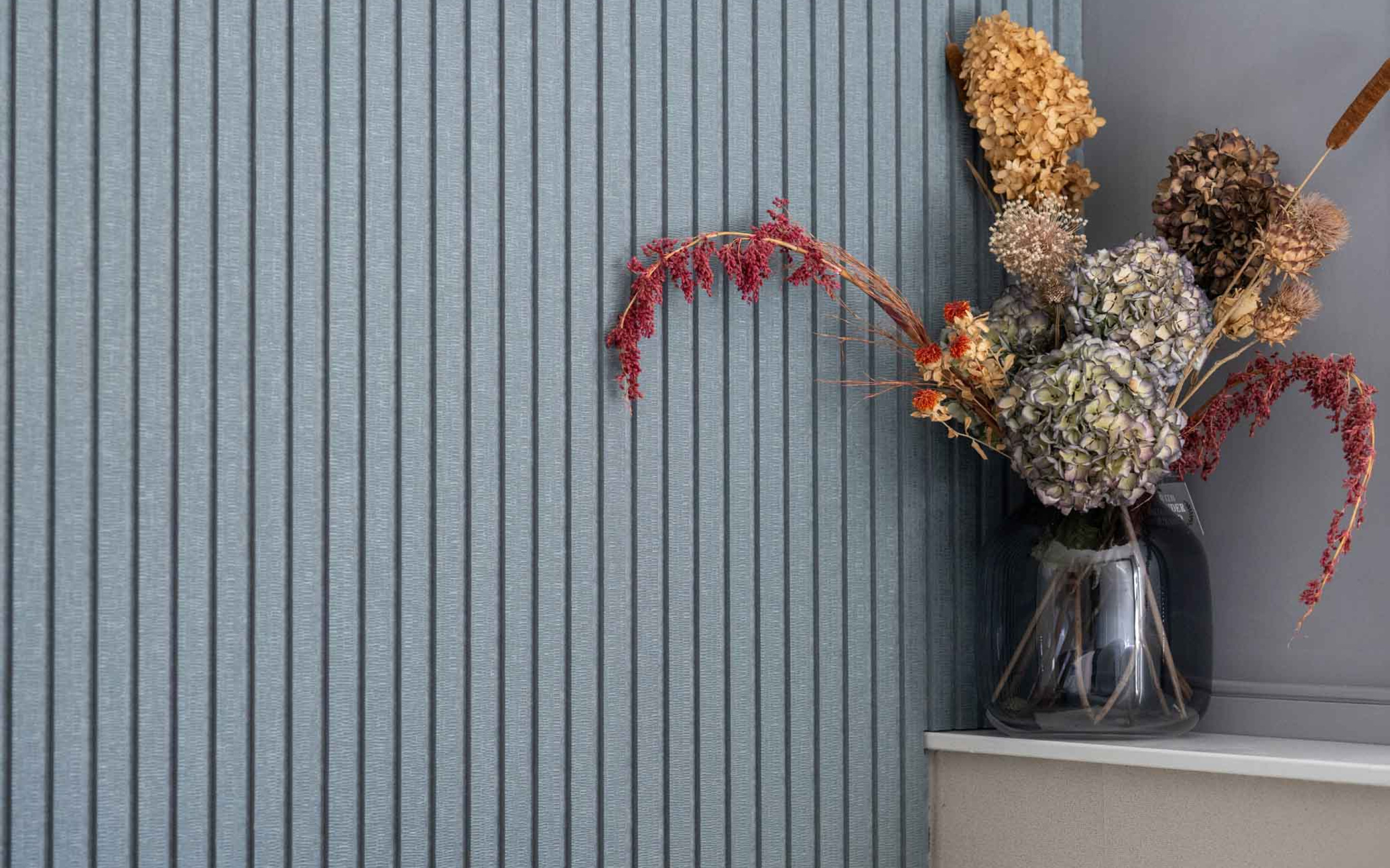 akoestisch wandpaneel blauw lattenwand akupanel GewoonGers