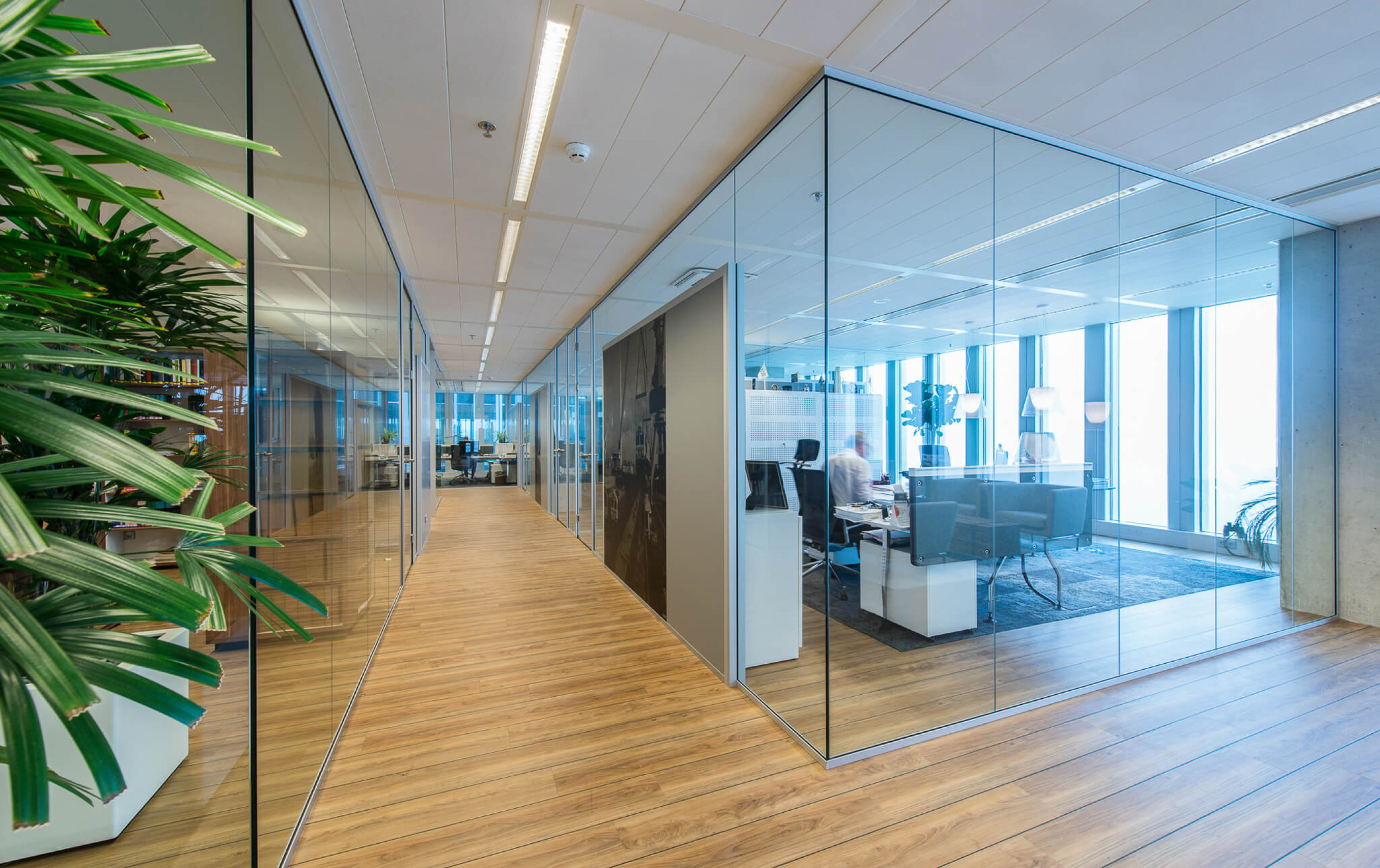 GewoonGers zakelijk kantoorwanden systeemwand glasprofiel