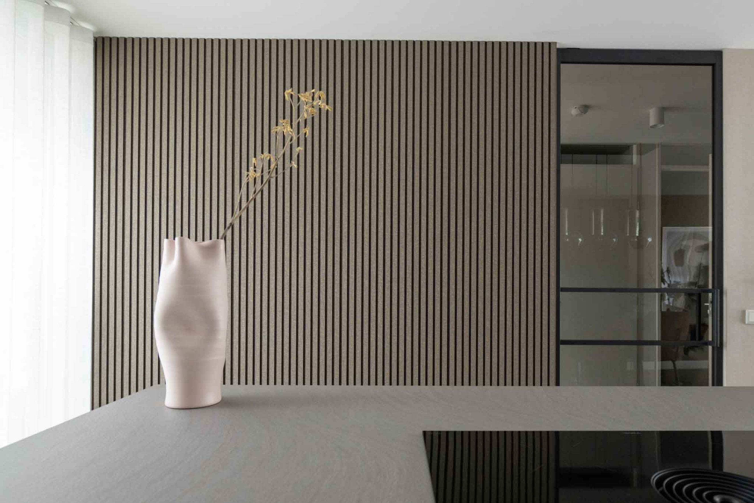 akoestisch wandpaneel brons lattenwand akupanel GewoonGers