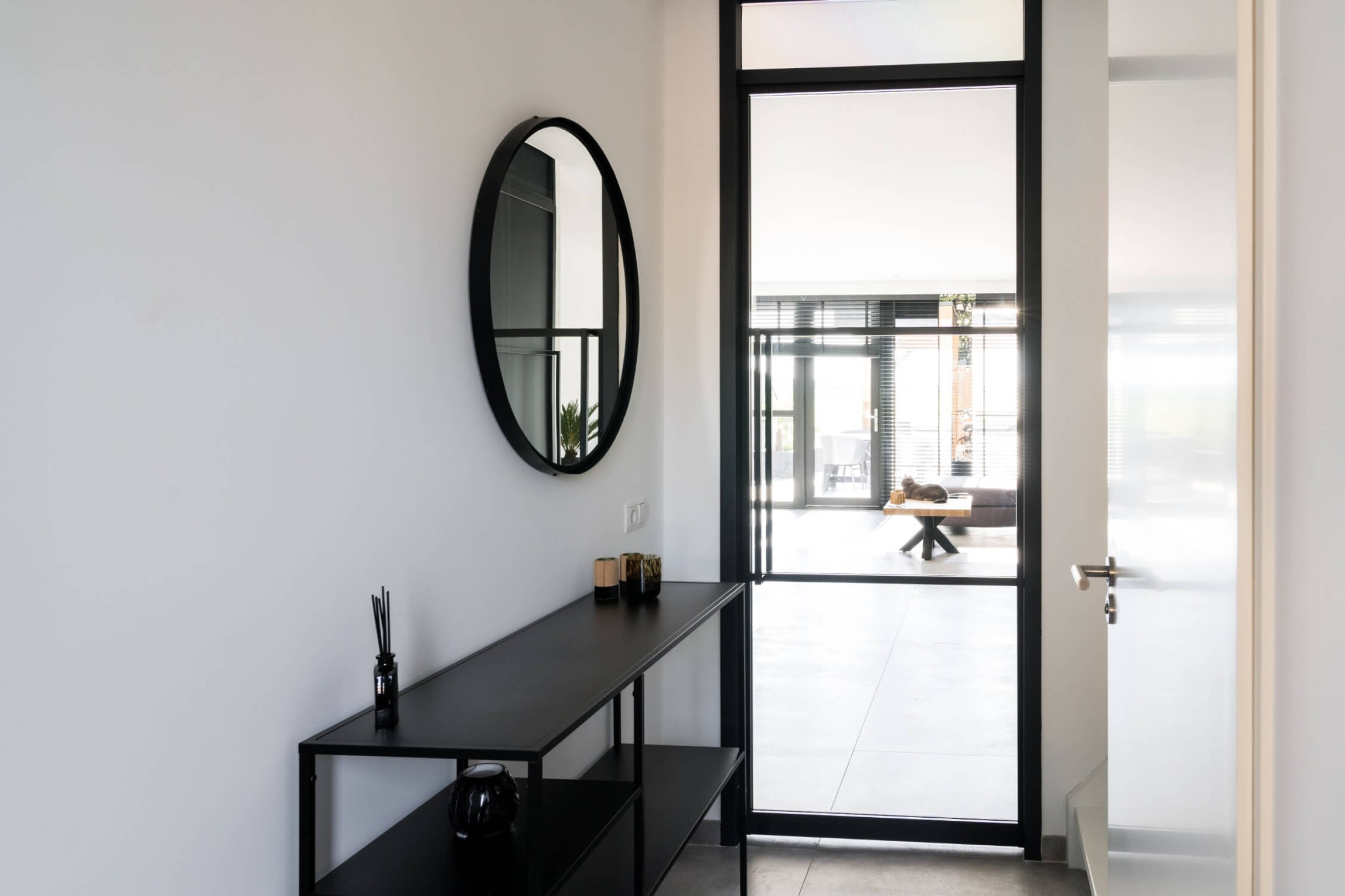 stalen deur handgreep