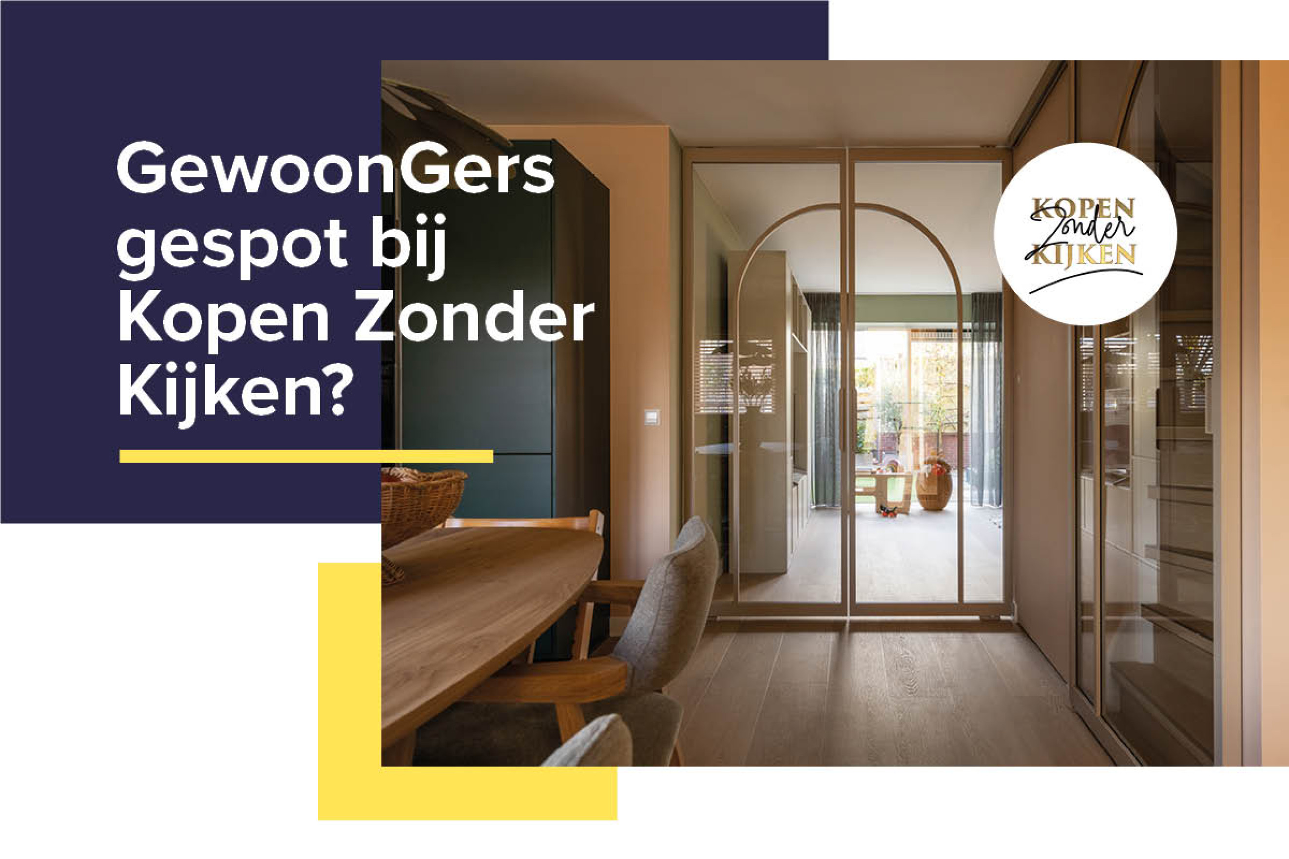 Alluminium taatsdeuren van GewoonGers te zien bij Kopen Zonder Kijken