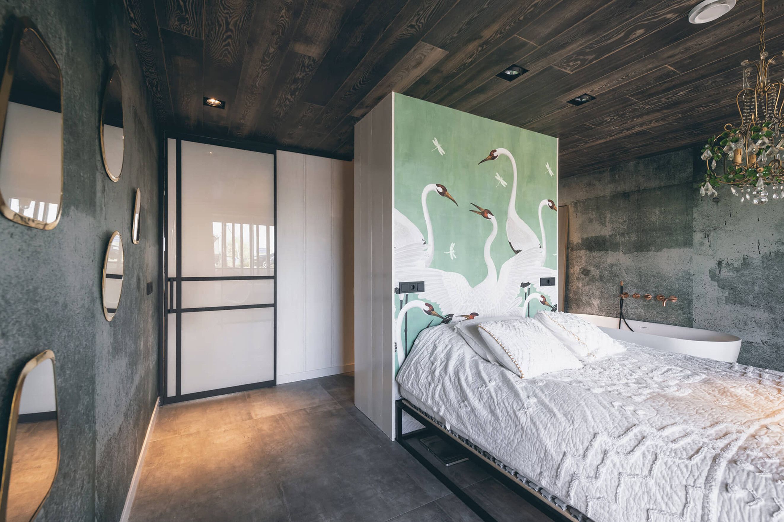 stalen deur melkglas GewoonGers