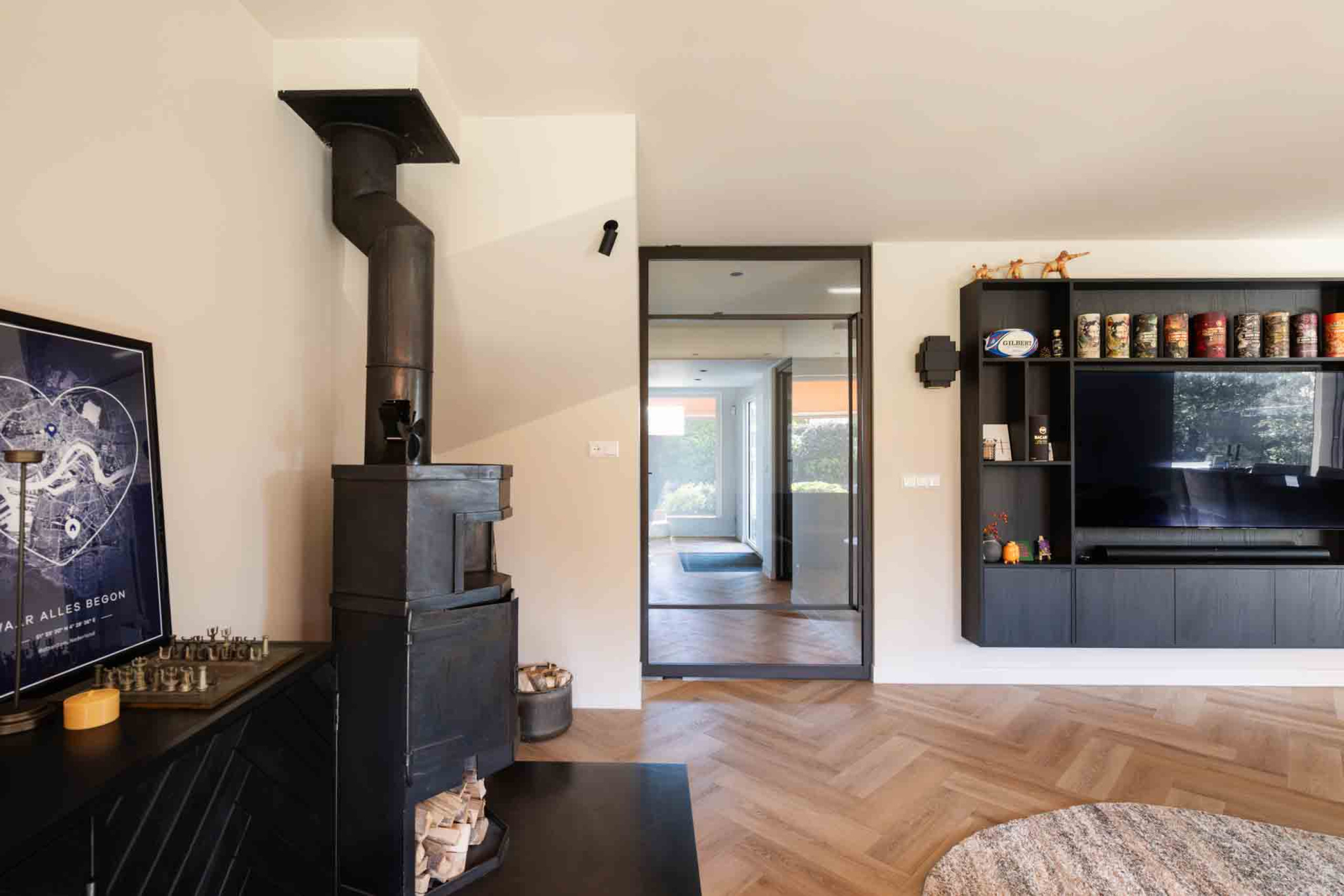 Extra brede taatsdeur met glas van GewoonGers