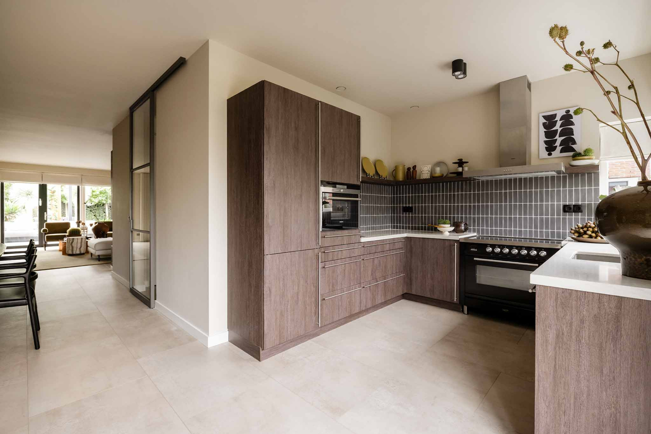 vtwonen interieur met gewoon gers glazen schuifdeur