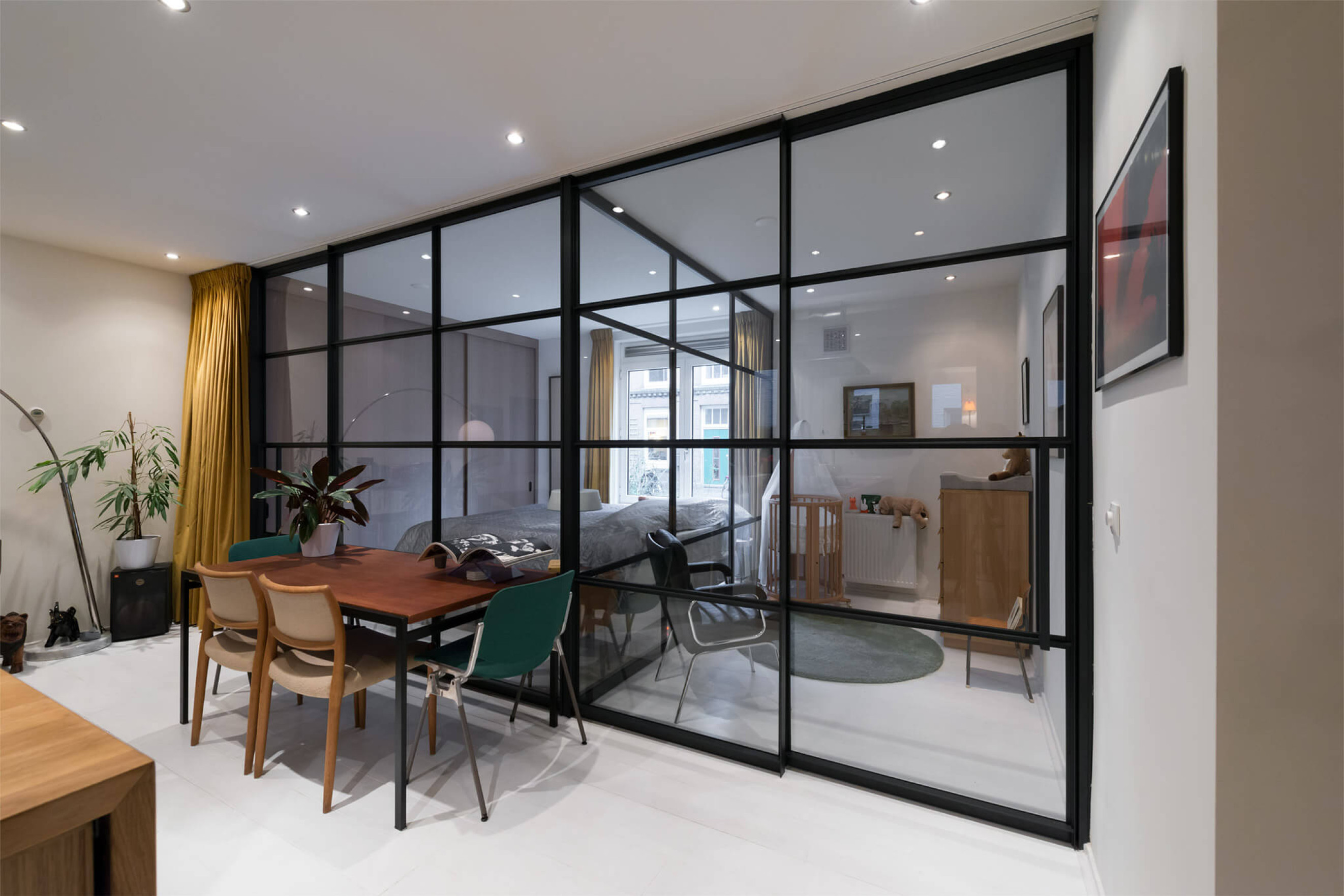 glaswanden slaapkamer GewoonGers stalen deuren