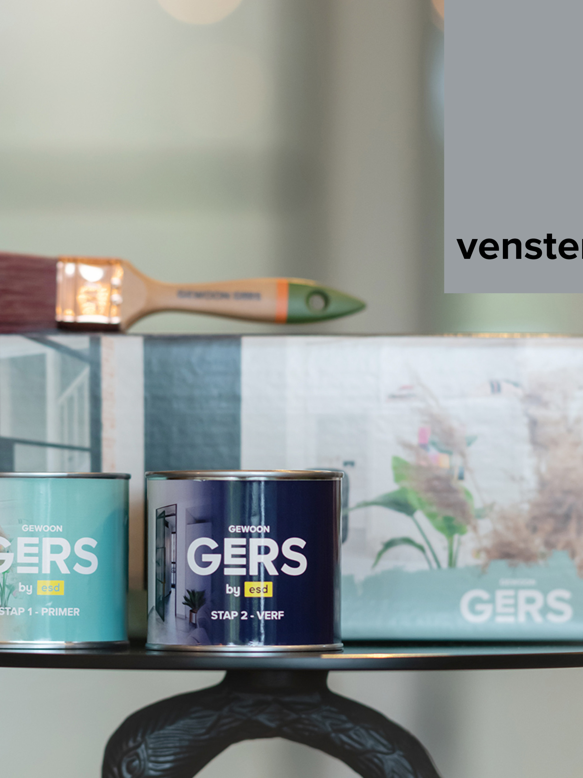 GewoonGers verfset venster grijs