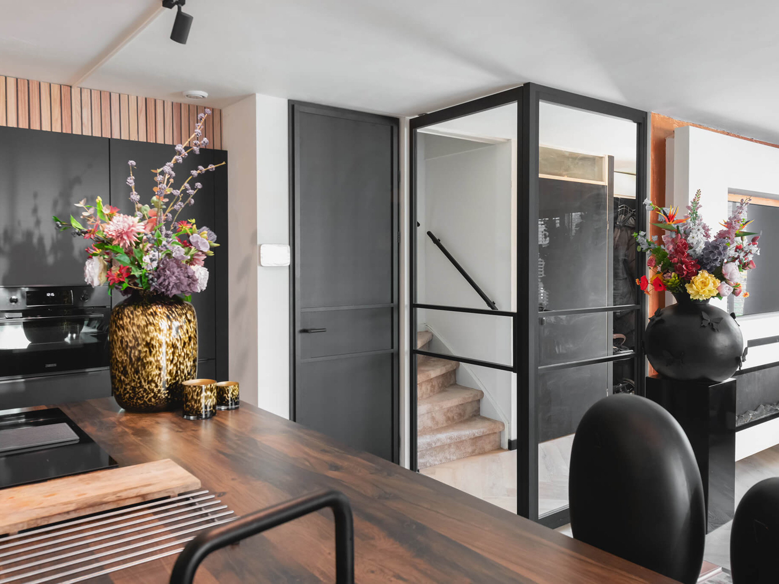 hoekwand hal inrichten gewoongers