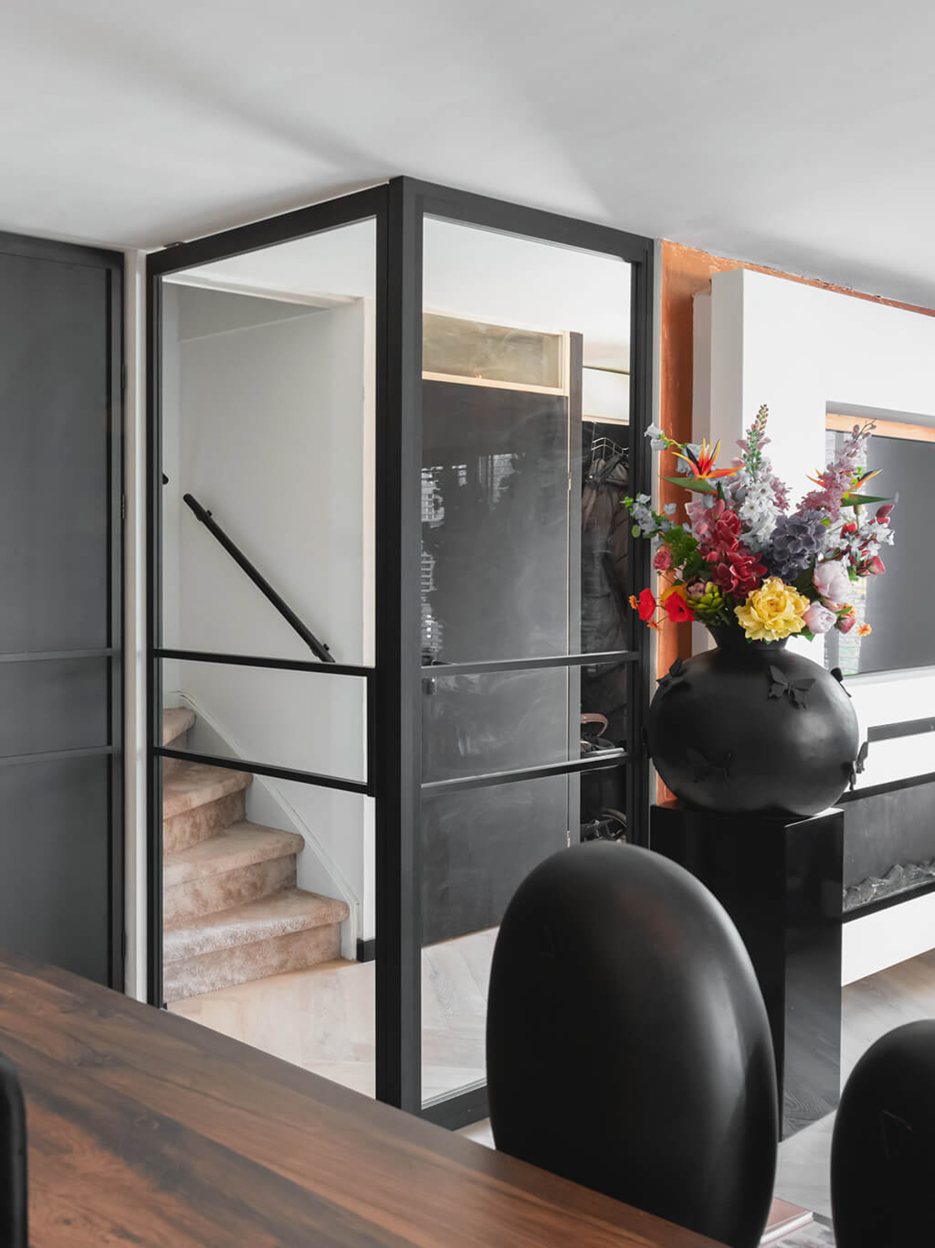 hoekwand hal inrichten gewoongers