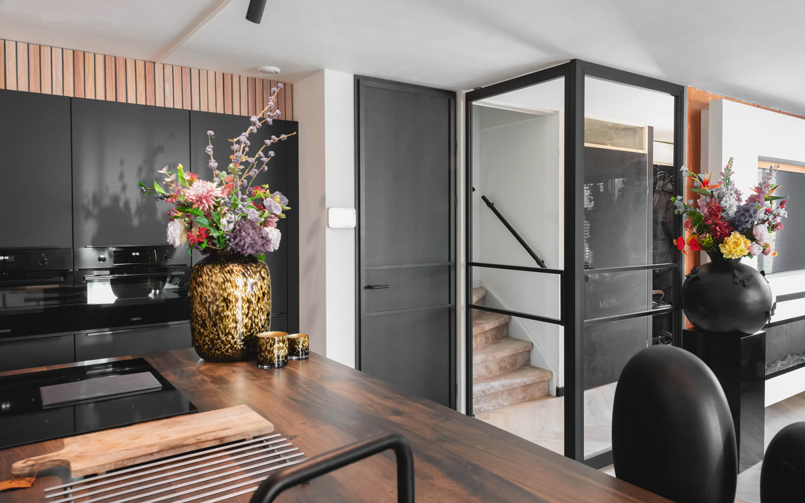 hoekwand hal inrichten gewoongers