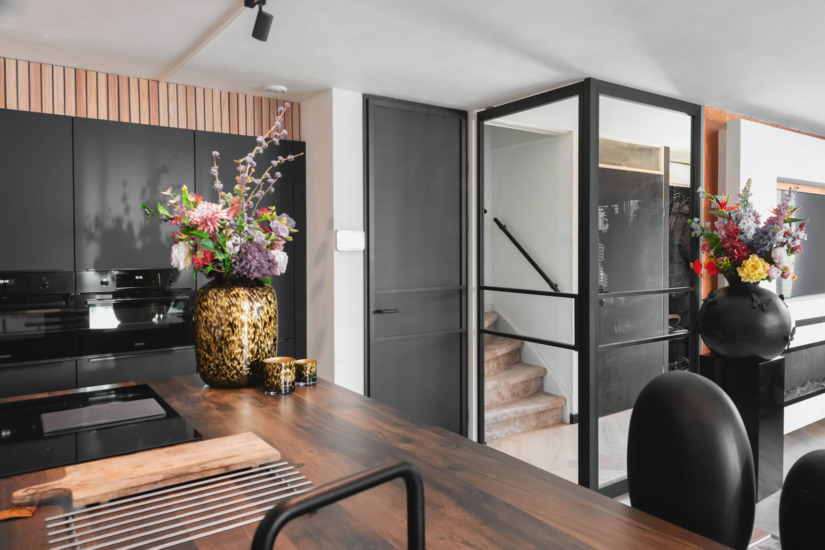 hoekwand hal inrichten gewoongers