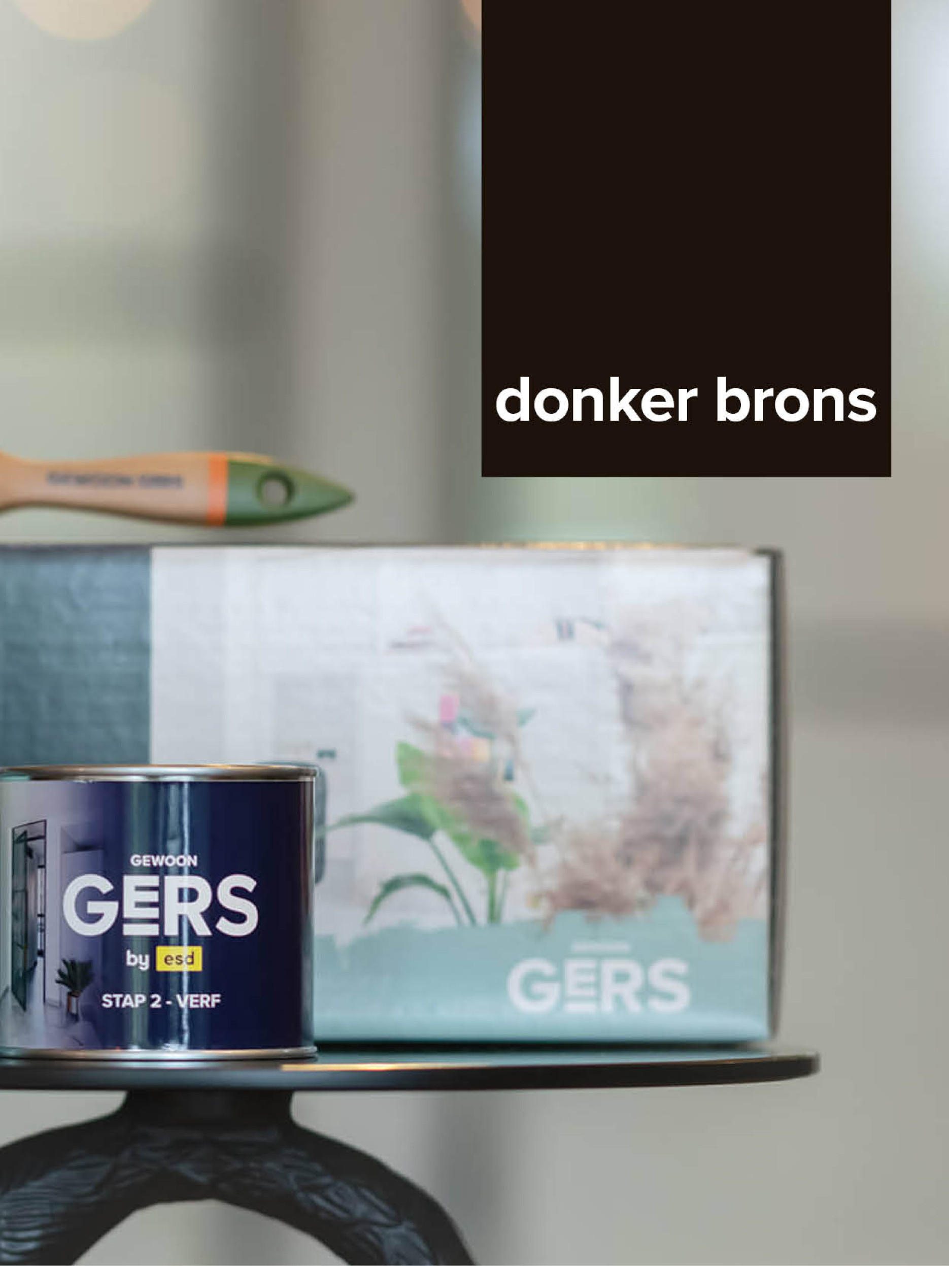 GewoonGers verfset voor deurkozijnen donker brons