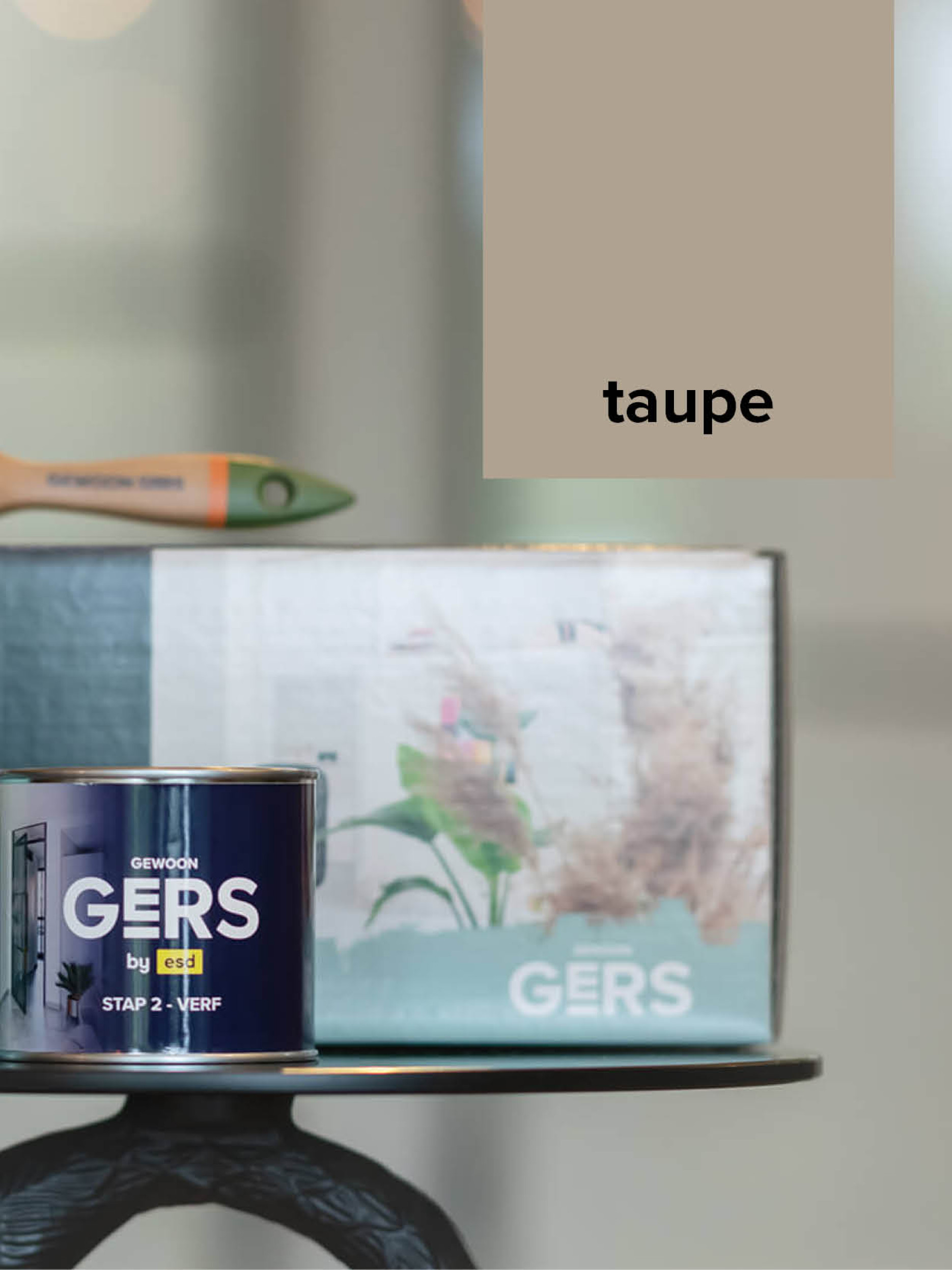 GewoonGers verfset voor deurkozijnen taupe