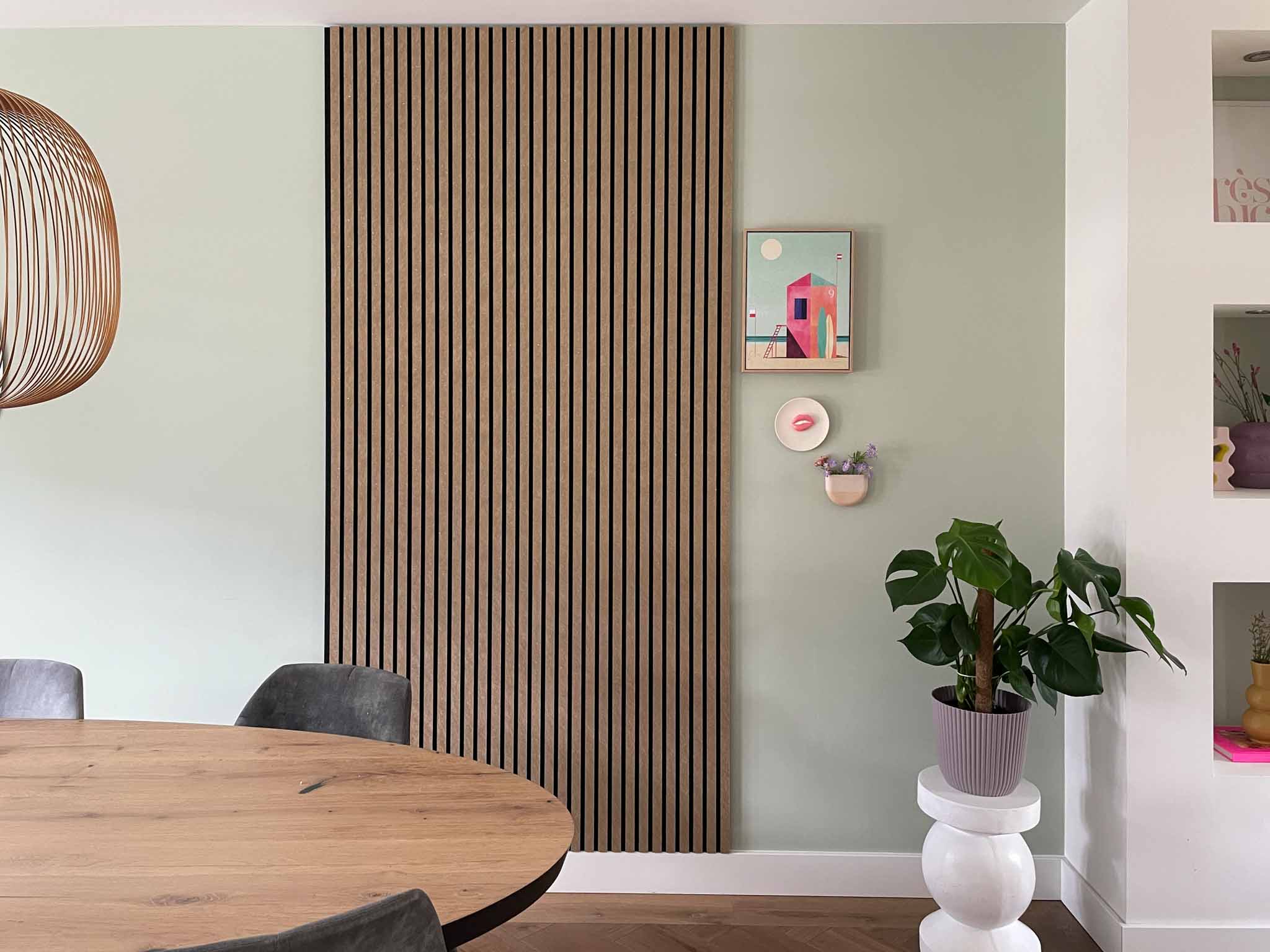 akoestische panelen goud met zwart vilt akupanel GewoonGers