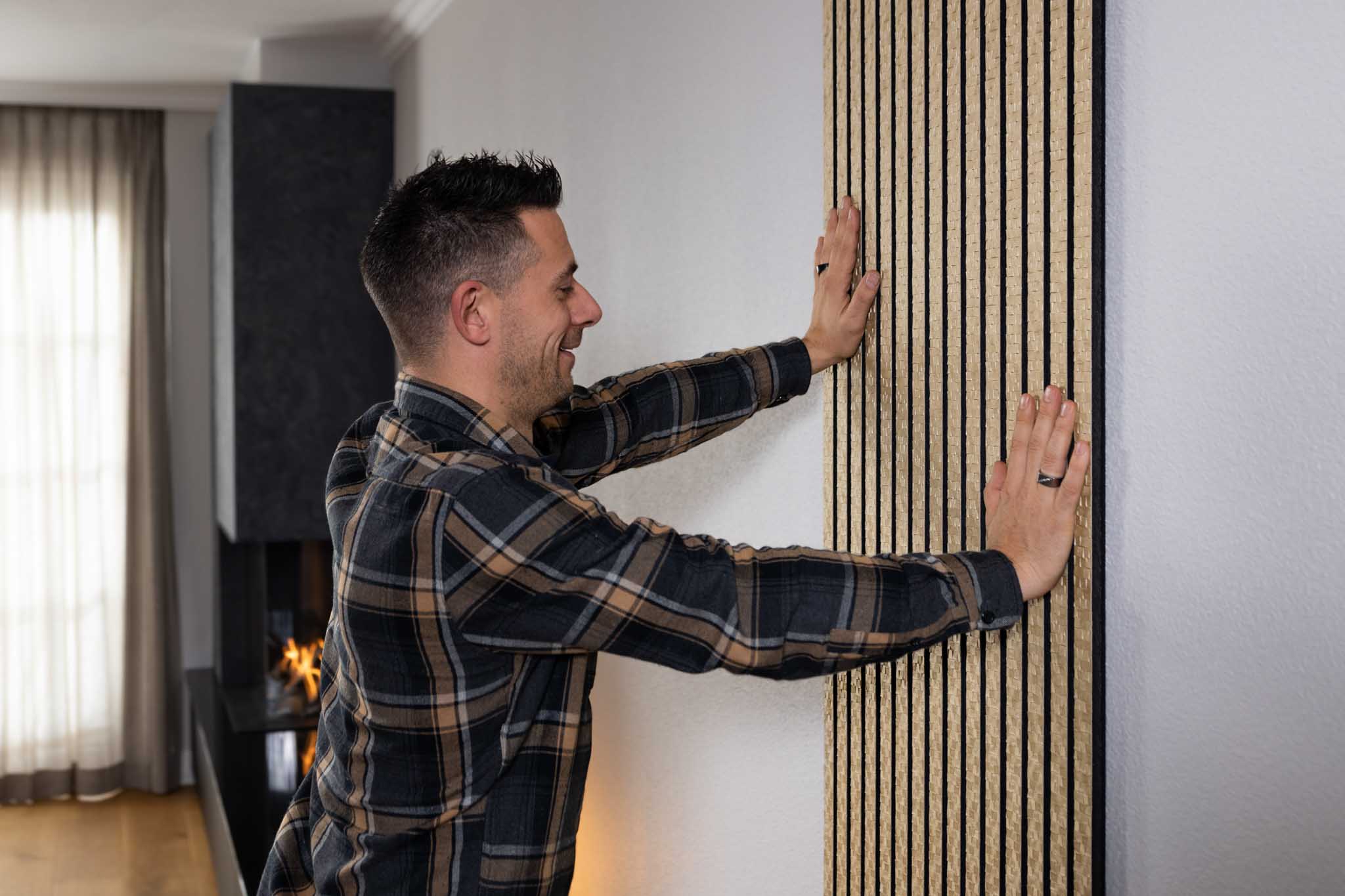 akoestisch paneel PET vilt monteren gewoon gers