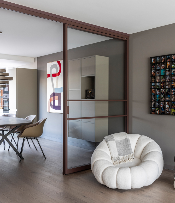 Stalen schuifwand vtwonen Gers deur GewoonGers